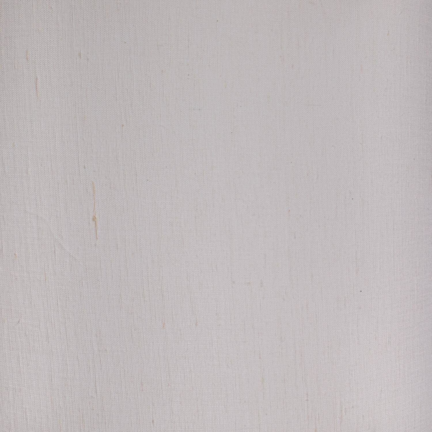 2ft. Textured Glass Base Table Lamp with White Cotton Drum Shade