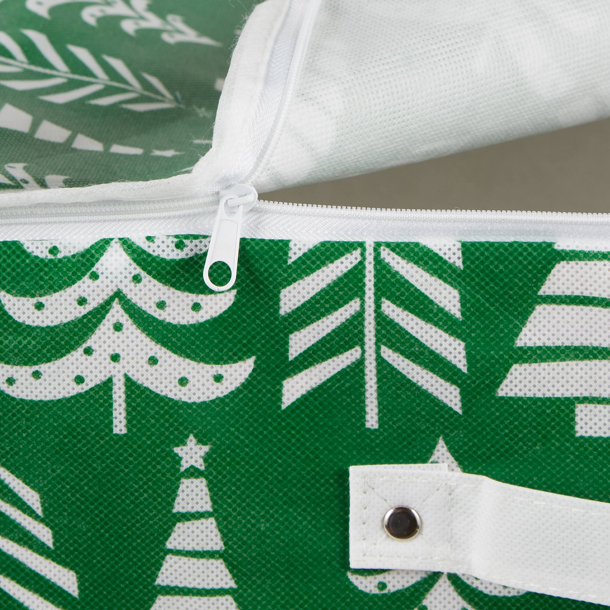 DII® Triple Christmas Tree Print Large Ornament Storage