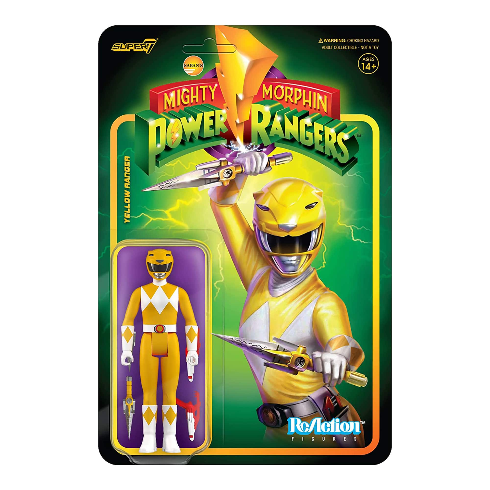 Mighty Morphin Power Ranger Yellow Ranger Action Figure | Michaels