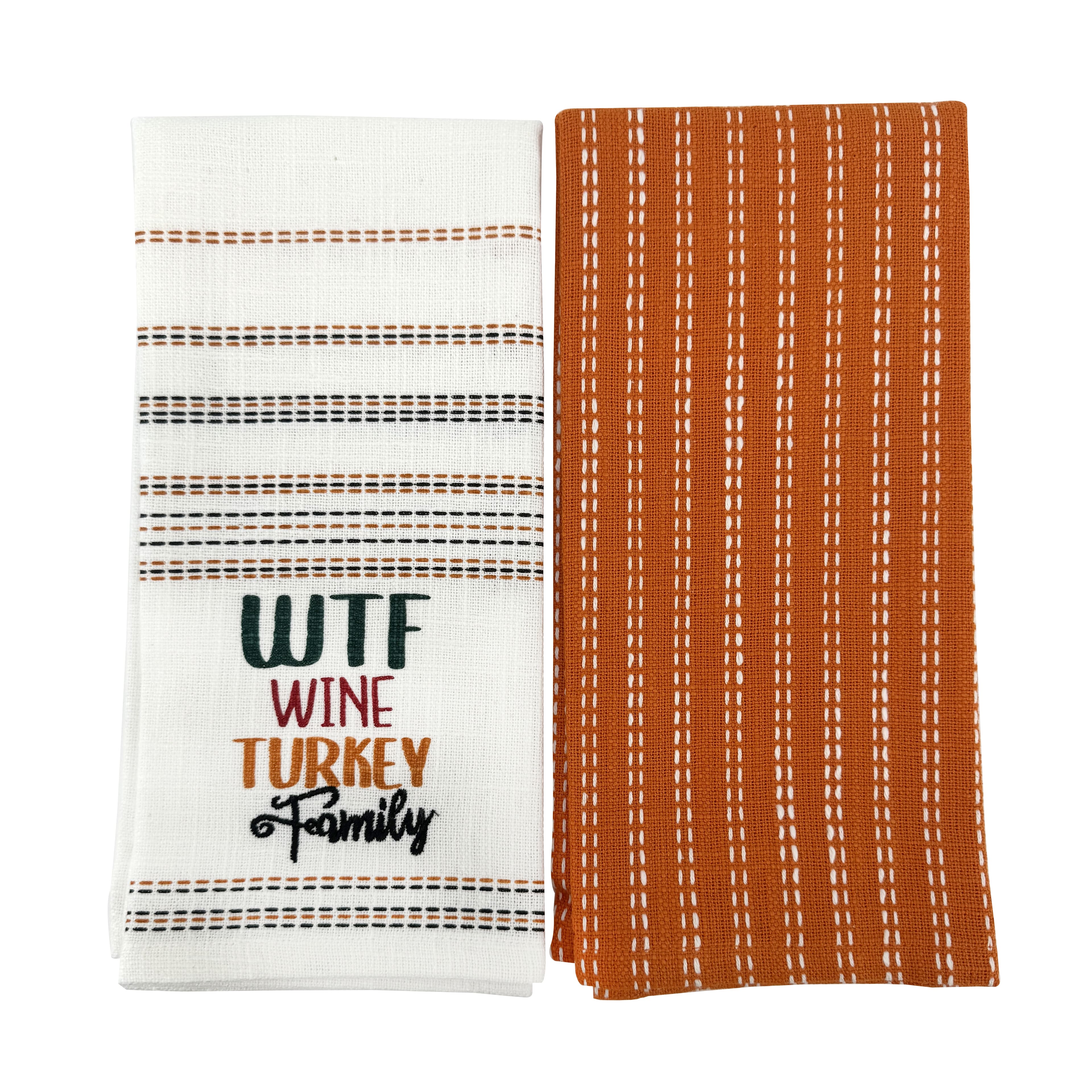 Wine, Turkey, Family Tea Towel Set by Celebrate It&#xAE;