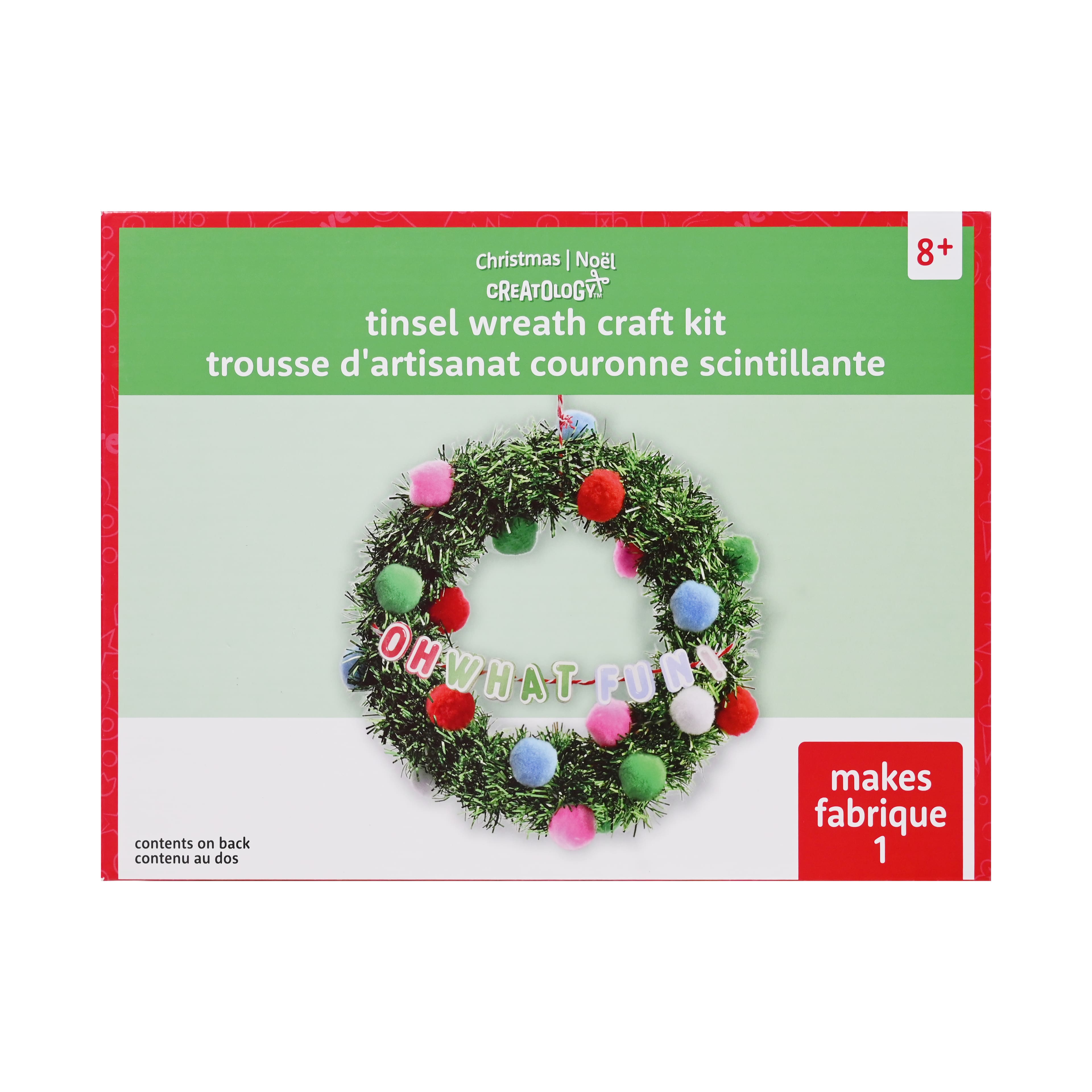Tinsel Wreath Craft Kit by Creatology&#x2122;