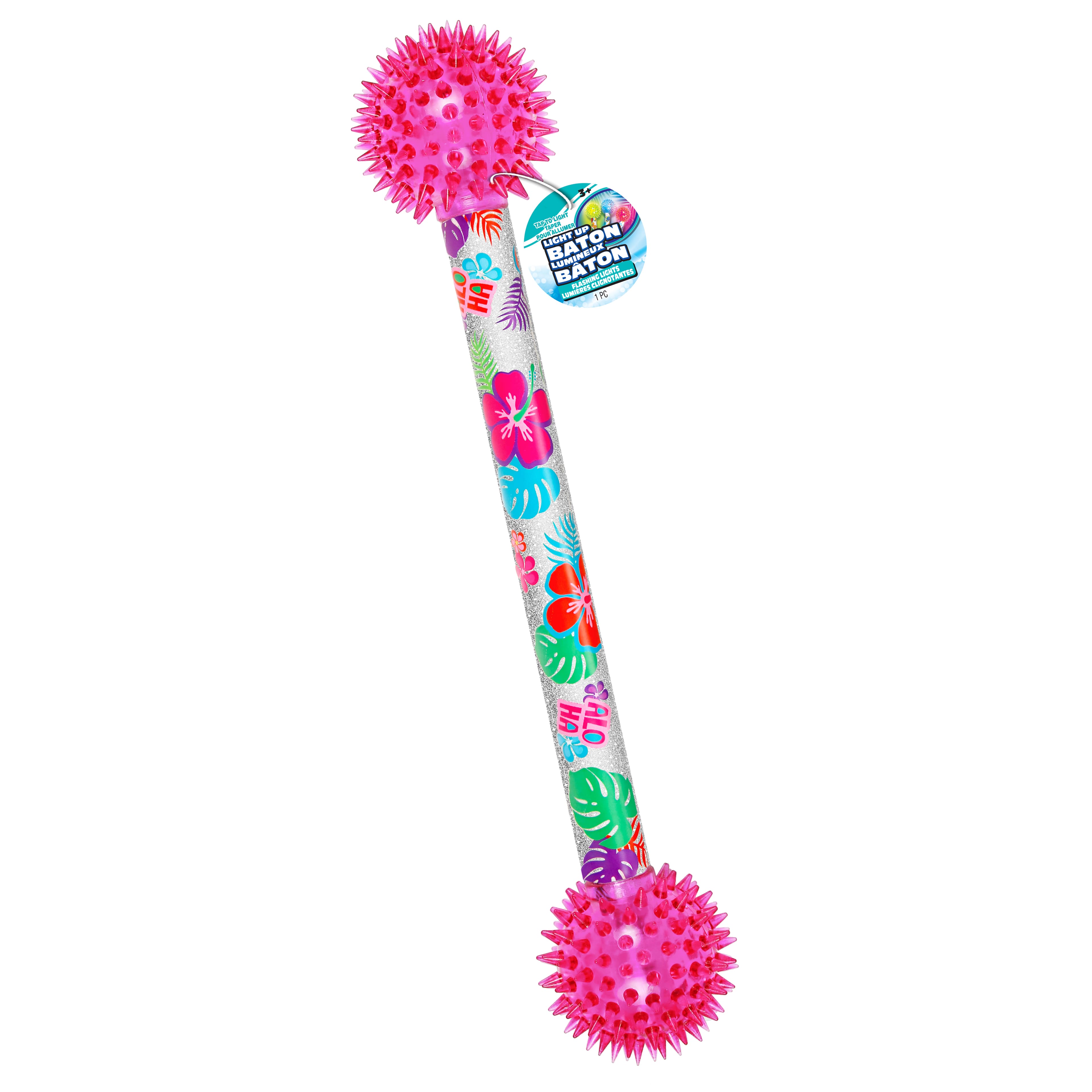 Assorted Ja-Ru&#xAE; 16&#x22; Tropical Flashing Light Up Baton, 1pc.