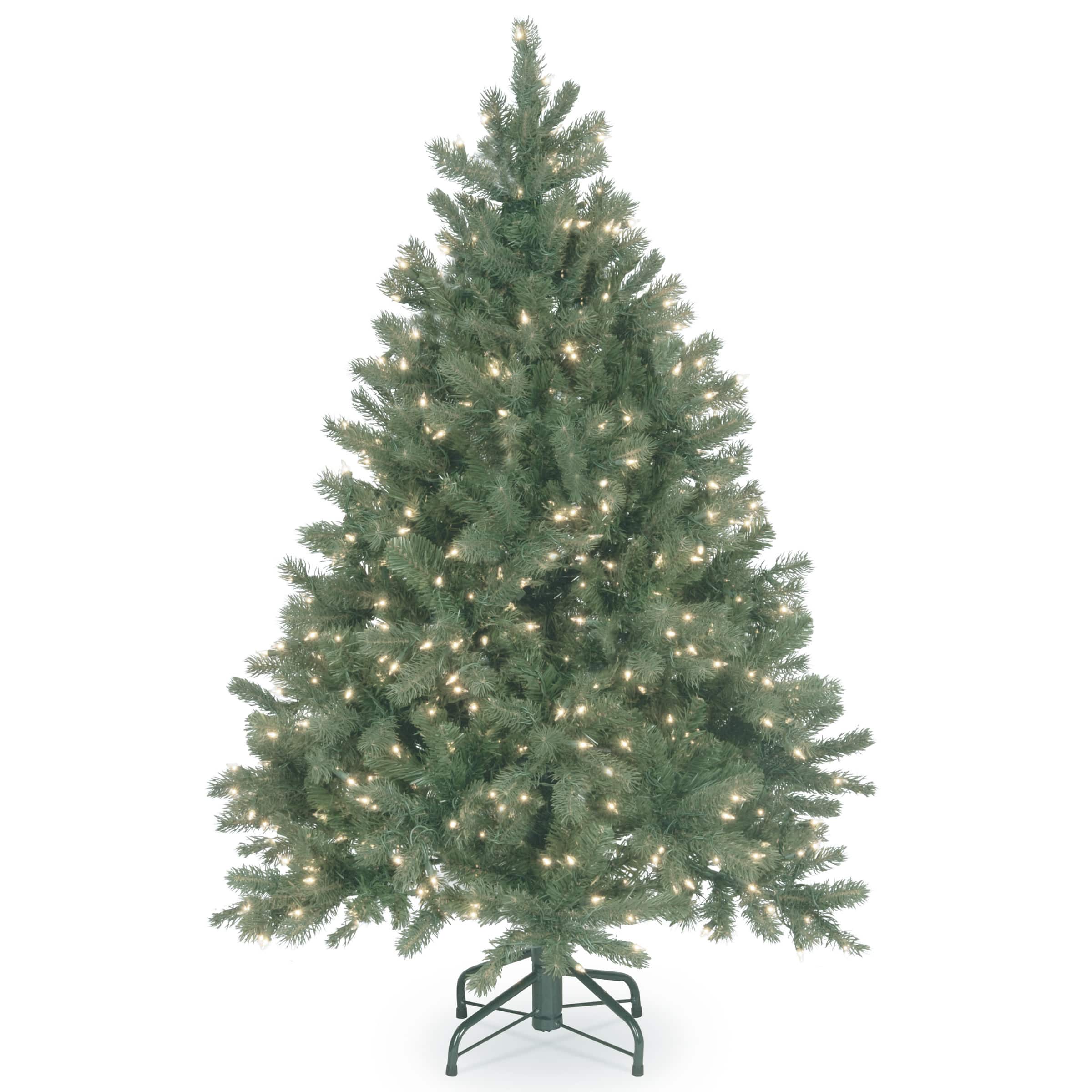 4.5ft. Pre-Lit Downswept Douglas® Blue Fir Artificial Christmas Tree, Clear Lights