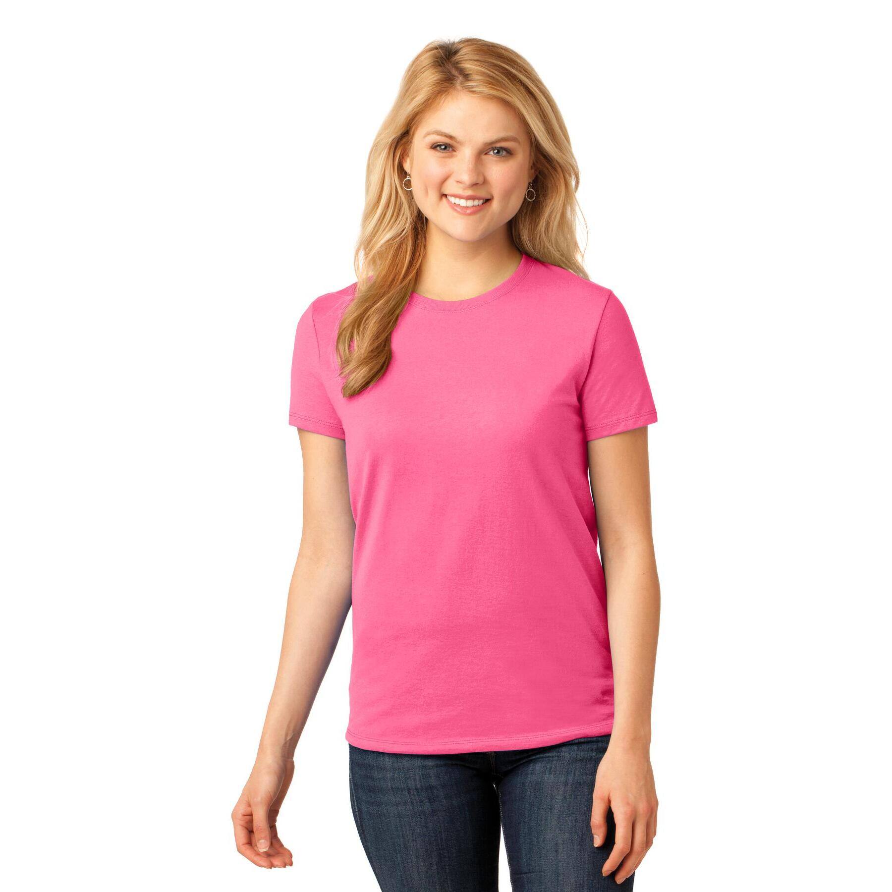 Port & Company® Colors Core Cotton Ladies T-Shirt