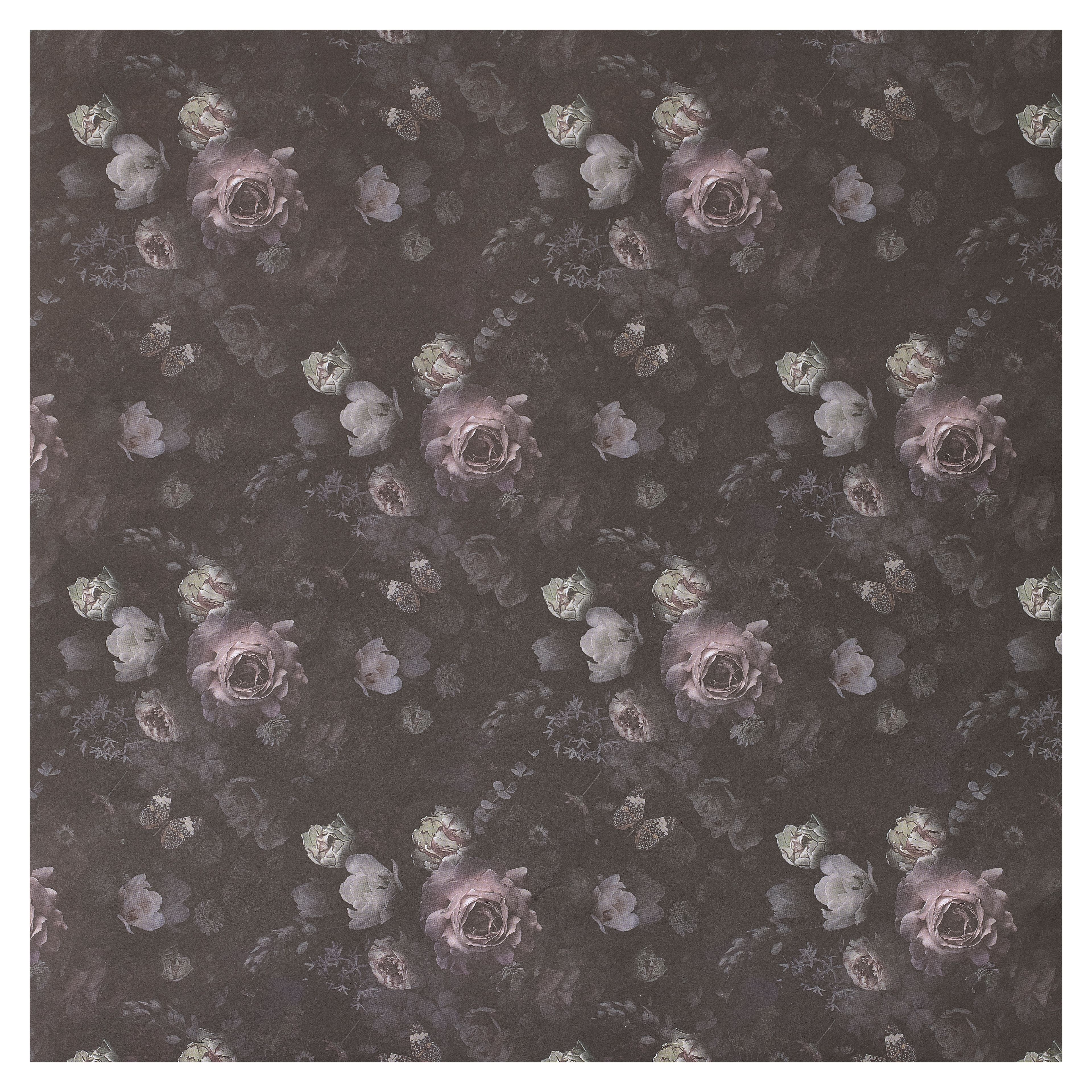 Dark Floral Cardstock by Recollections&#x2122;, 12&#x22; x 12&#x22;
