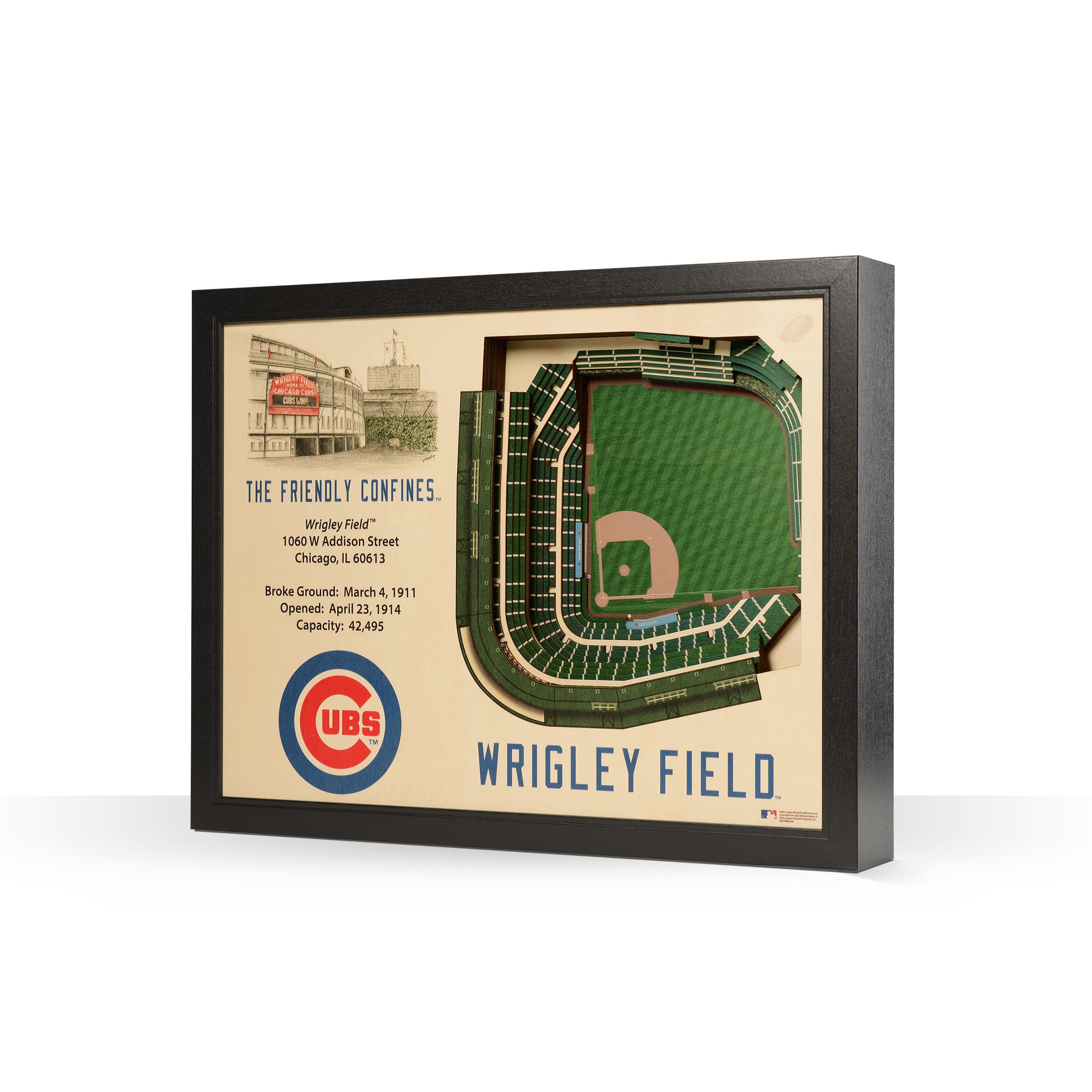 MLB 25-Layer StadiumView Wall Art
