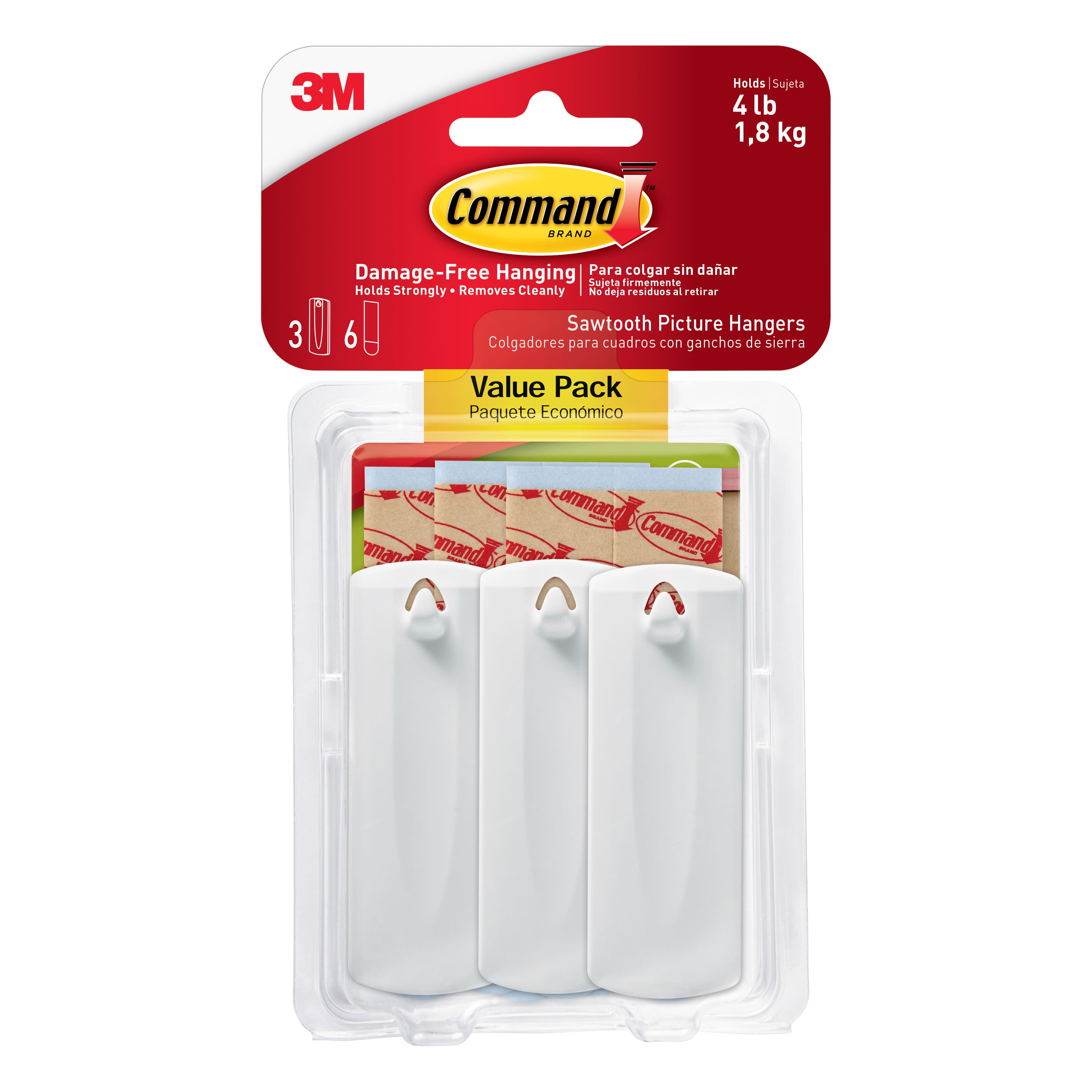 3M Command™ Sawtooth Picture Hangers Value Pack