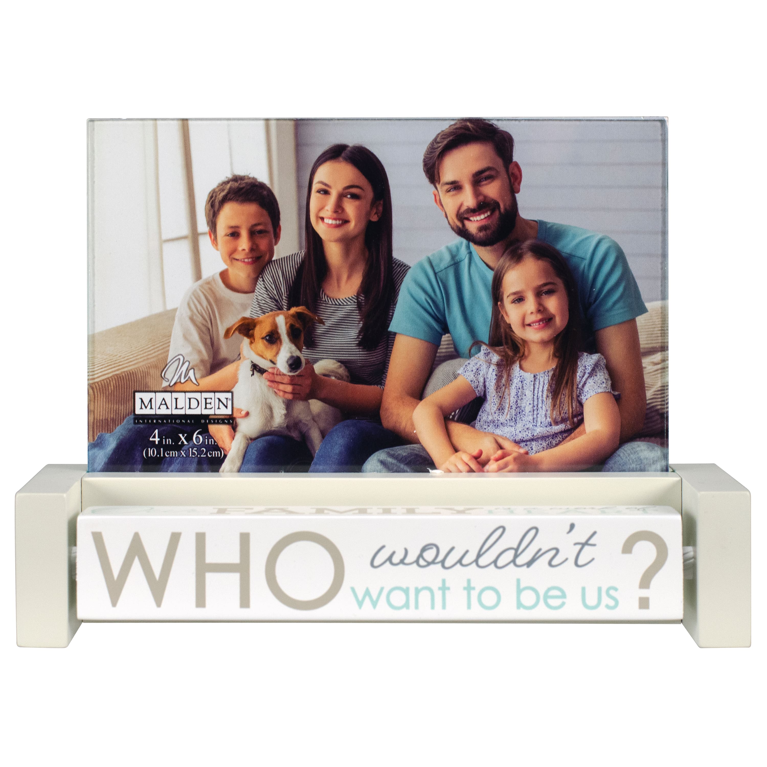 Malden International Designs Family 4&#x22; x 6&#x22; Spin Quote Frame