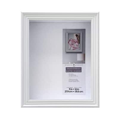 11" x 14" Classic White Shadow Box by Studio Décor® | Michaels