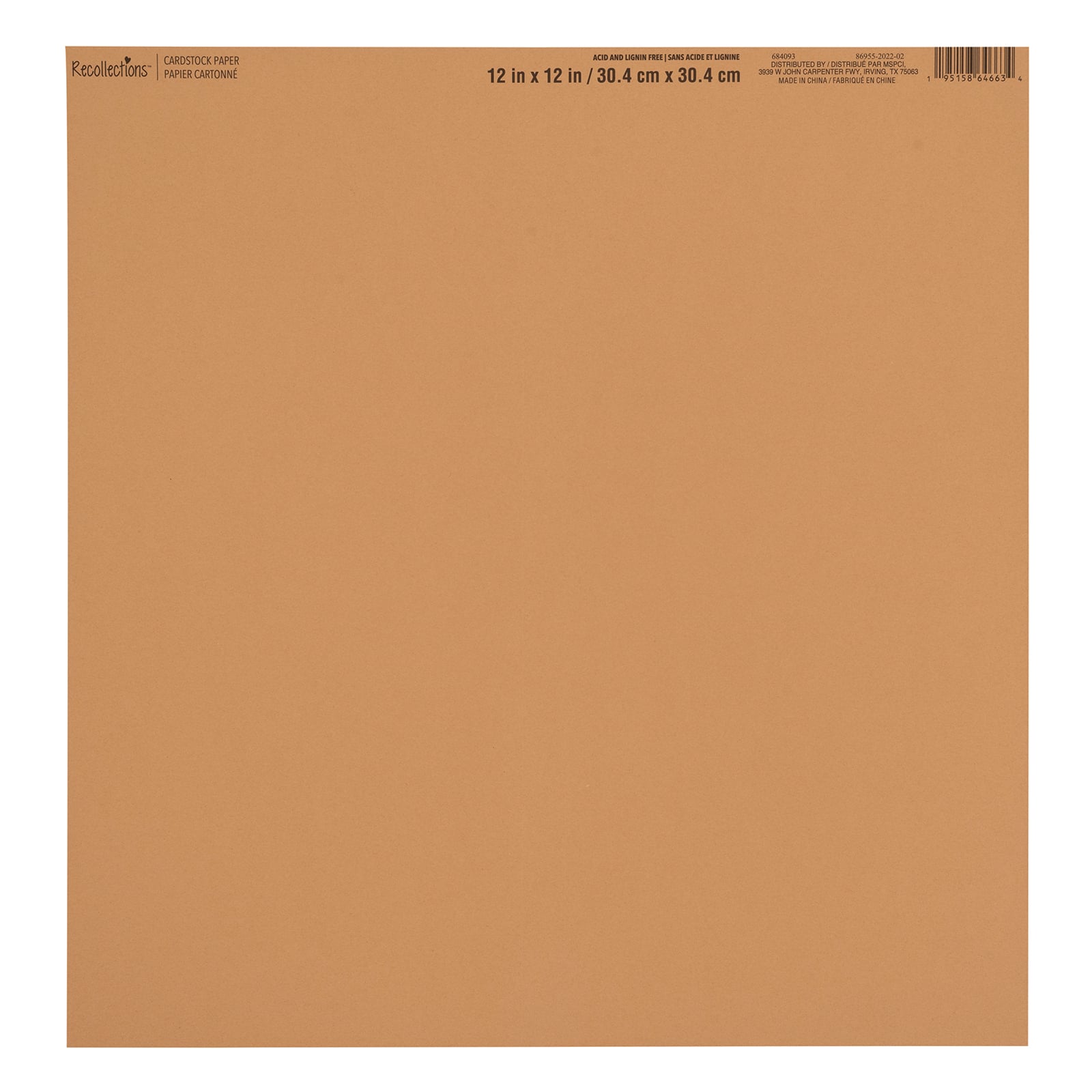 Smooth Solid Cardstock Paper by Recollections™, 12" x 12"