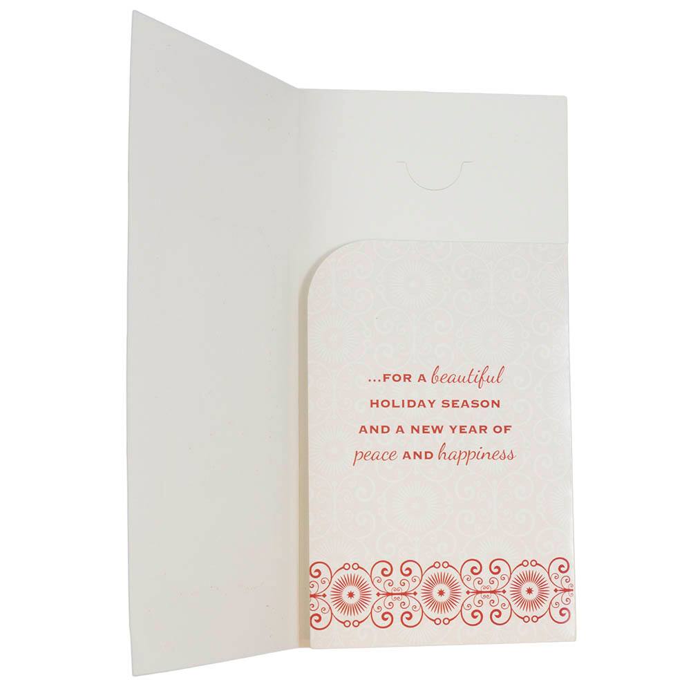 JAM Paper Holiday Wishes Tree Christmas Money Cards &#x26; Envelopes Set