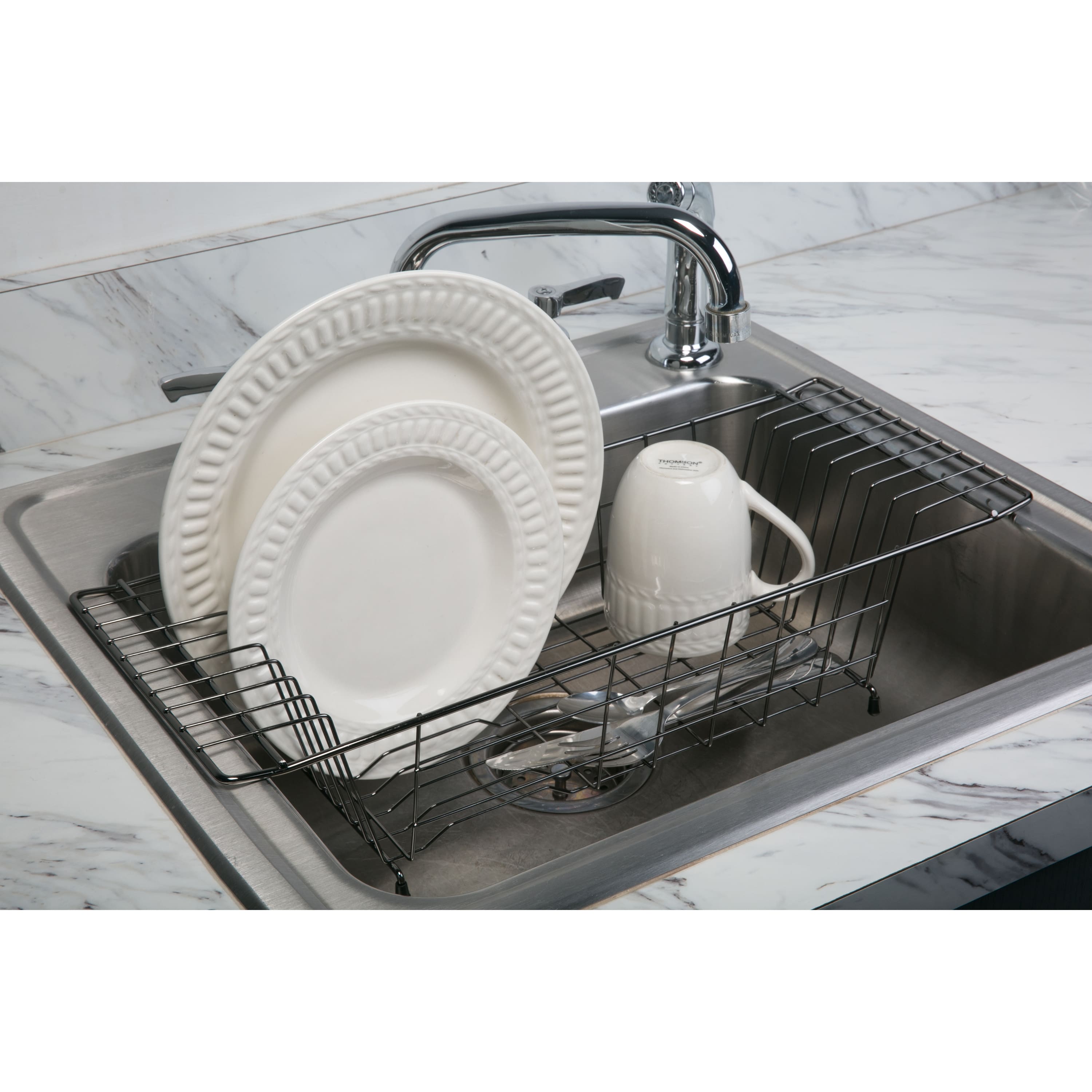 Kitchen Details Onyx Over the Sink Dish Rack