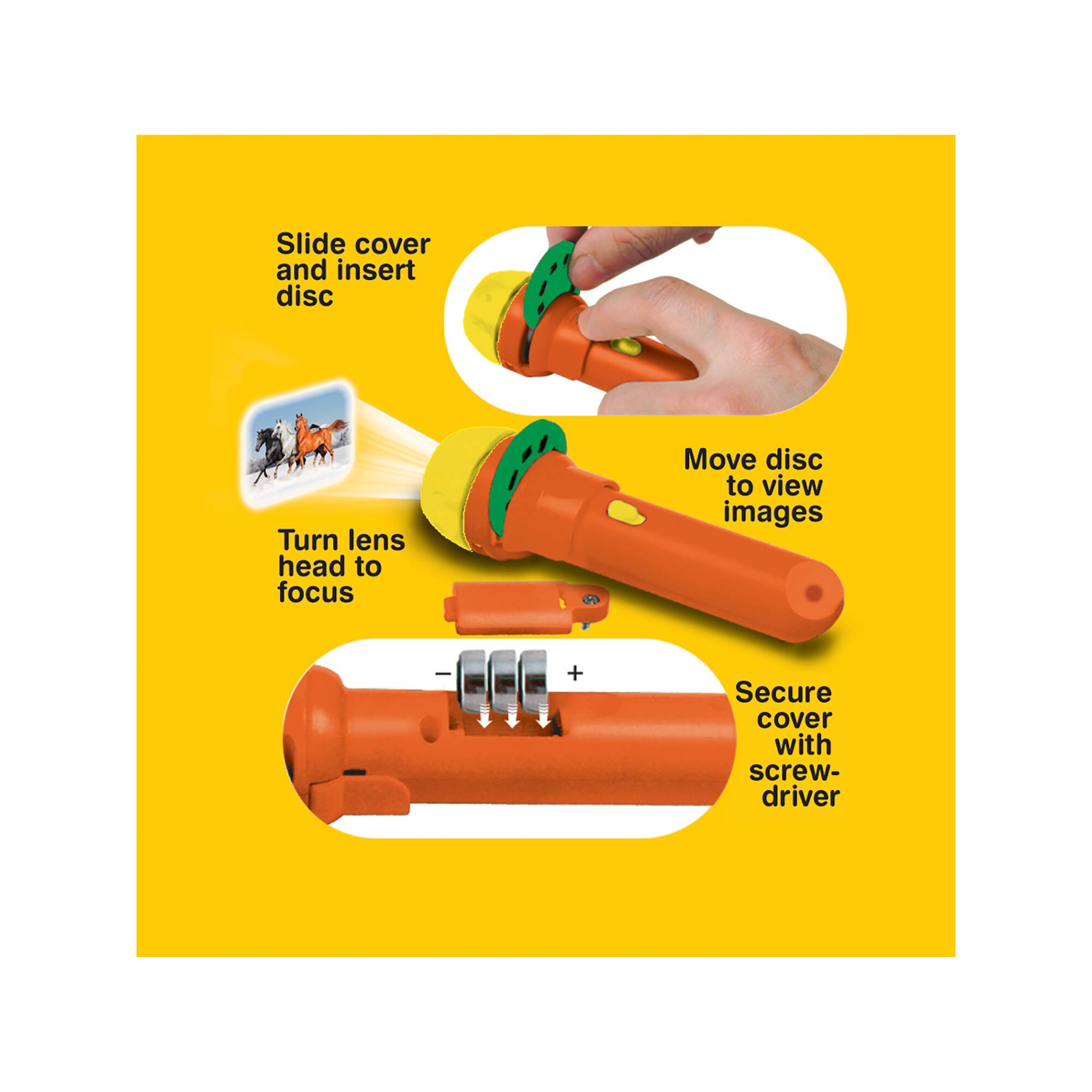 Brainstorm Toys Horse Flashlight & Projector