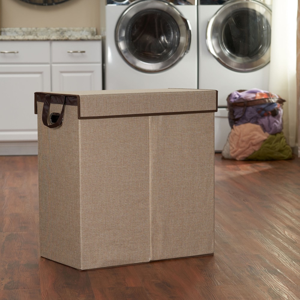 Household Essentials Collapsible Laundry Sorter with Lid