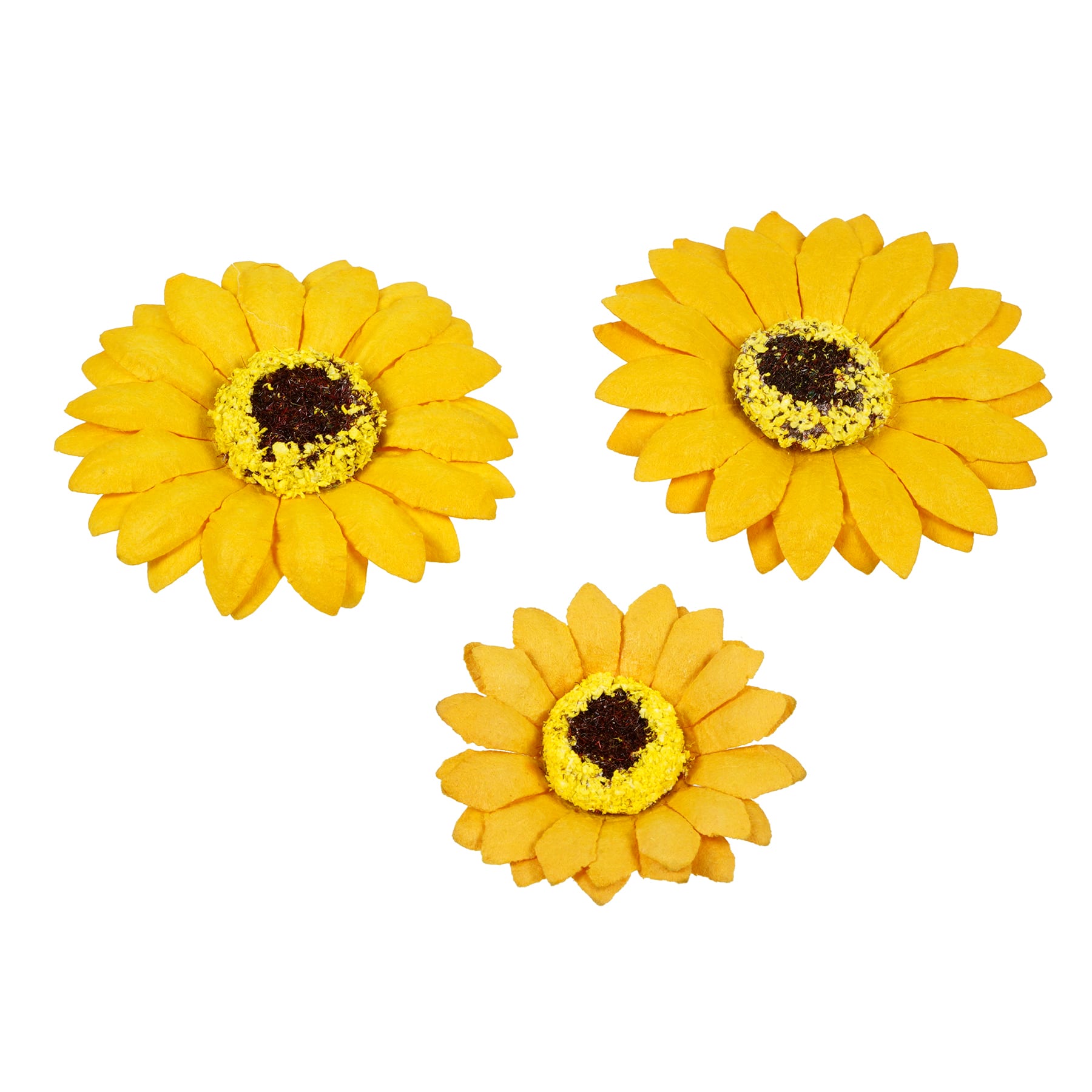 12 Packs: 36 ct. (432 total) Yellow Sunflower Paper Flowers by Recollections™