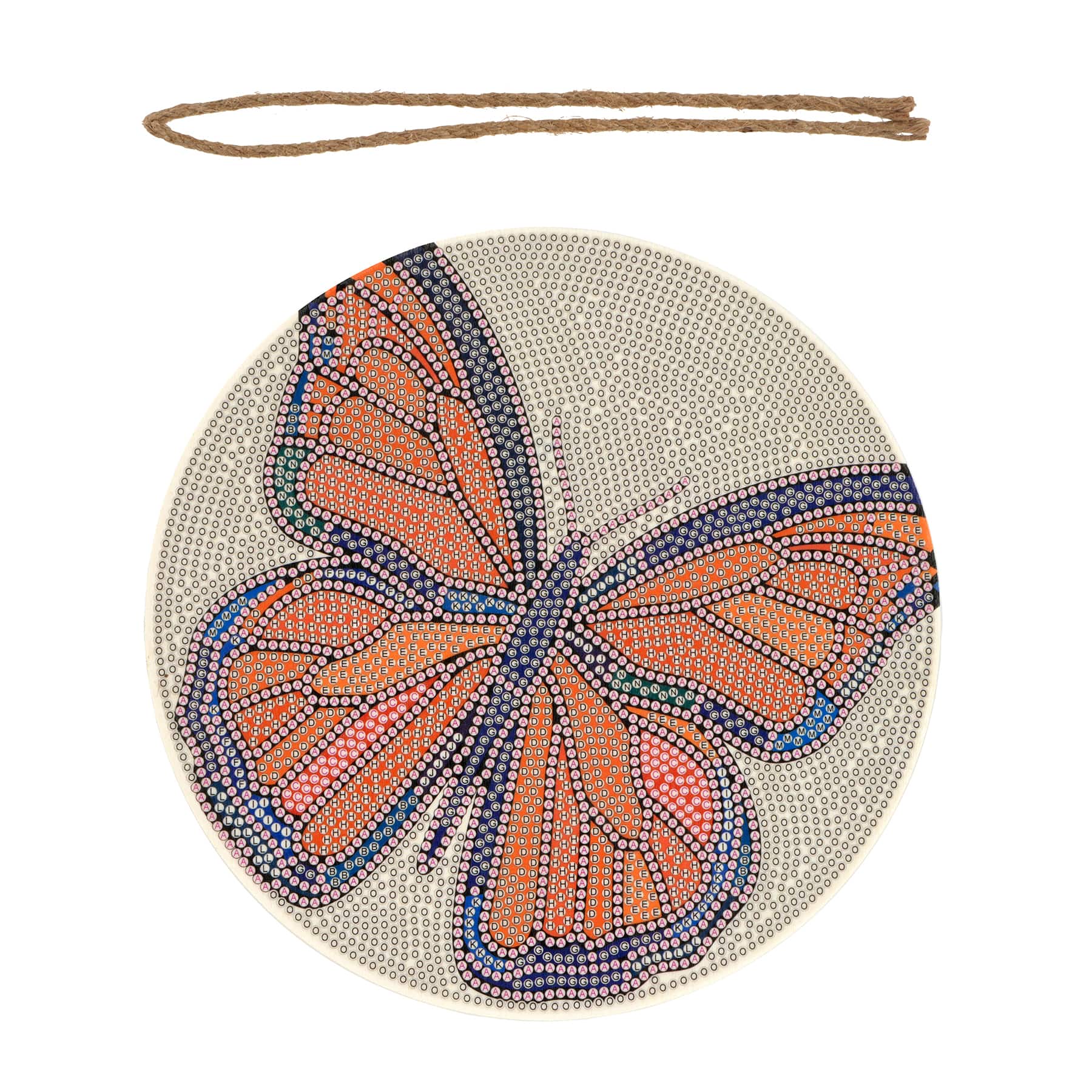 Butterfly Wood Plaque Diamond Art Kit by Make Market®