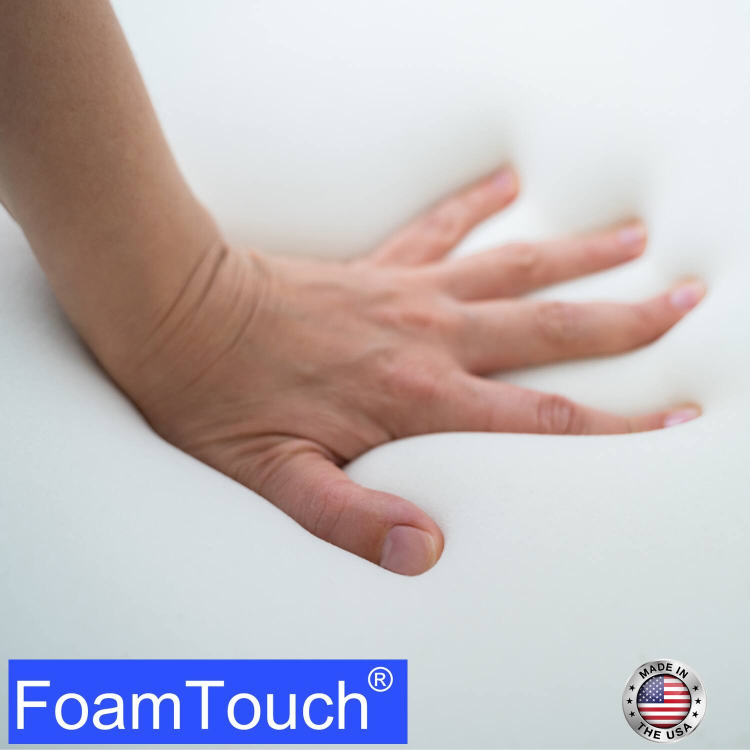 FoamTouch® 1" x 24" x 96" High Density Upholstery Foam