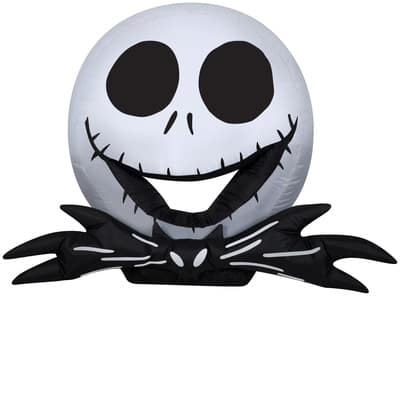 2.5ft. Airblown® Inflatable Halloween Disney® Jack Skellington Cutie ...