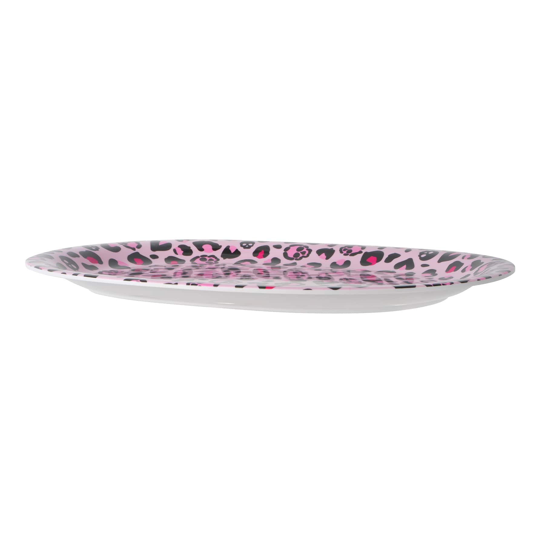 12&#x22; Skull Leopard Melamine Platter by Ashland&#xAE;