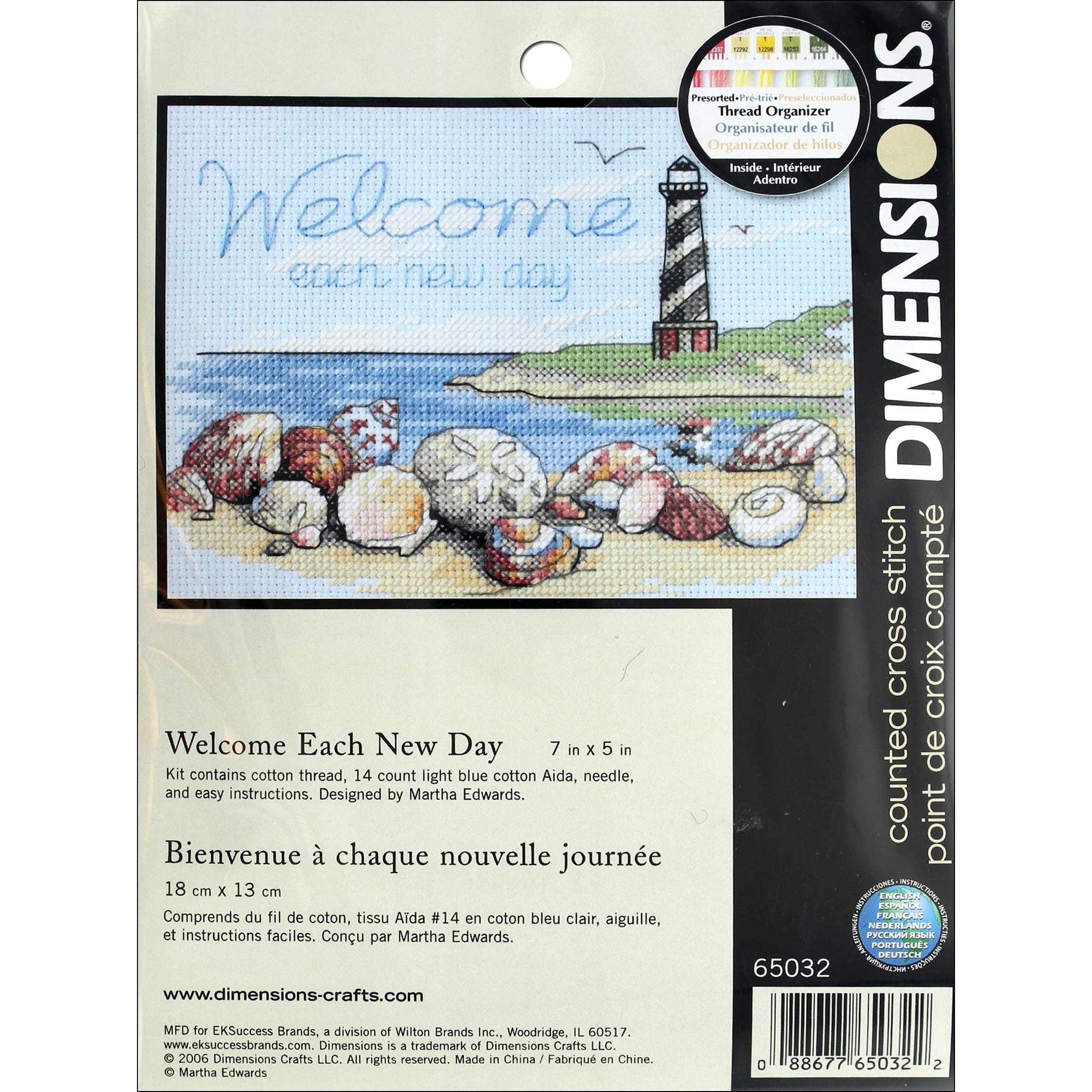 Dimensions Welcome Each New Day Cross Stitch Kit