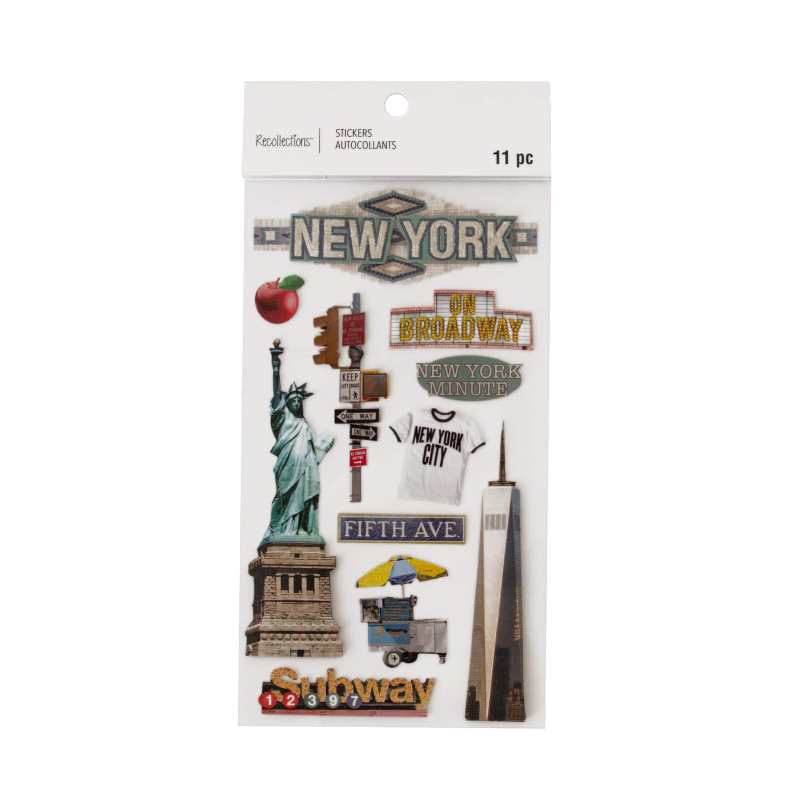 12 Pack: New York City Stickers by Recollections™