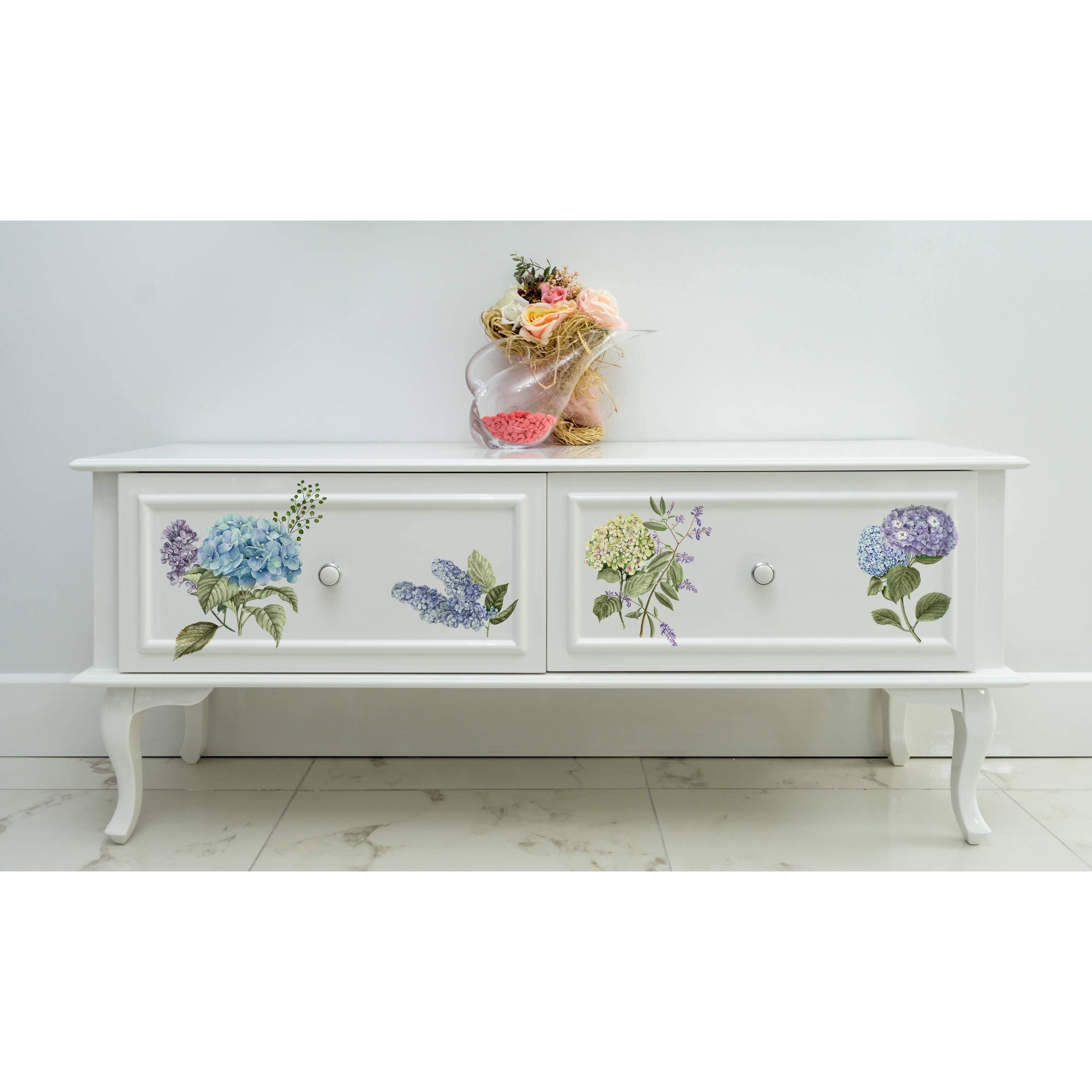 Prima® Re-Design Mystic Hydrangeas Décor Transfers