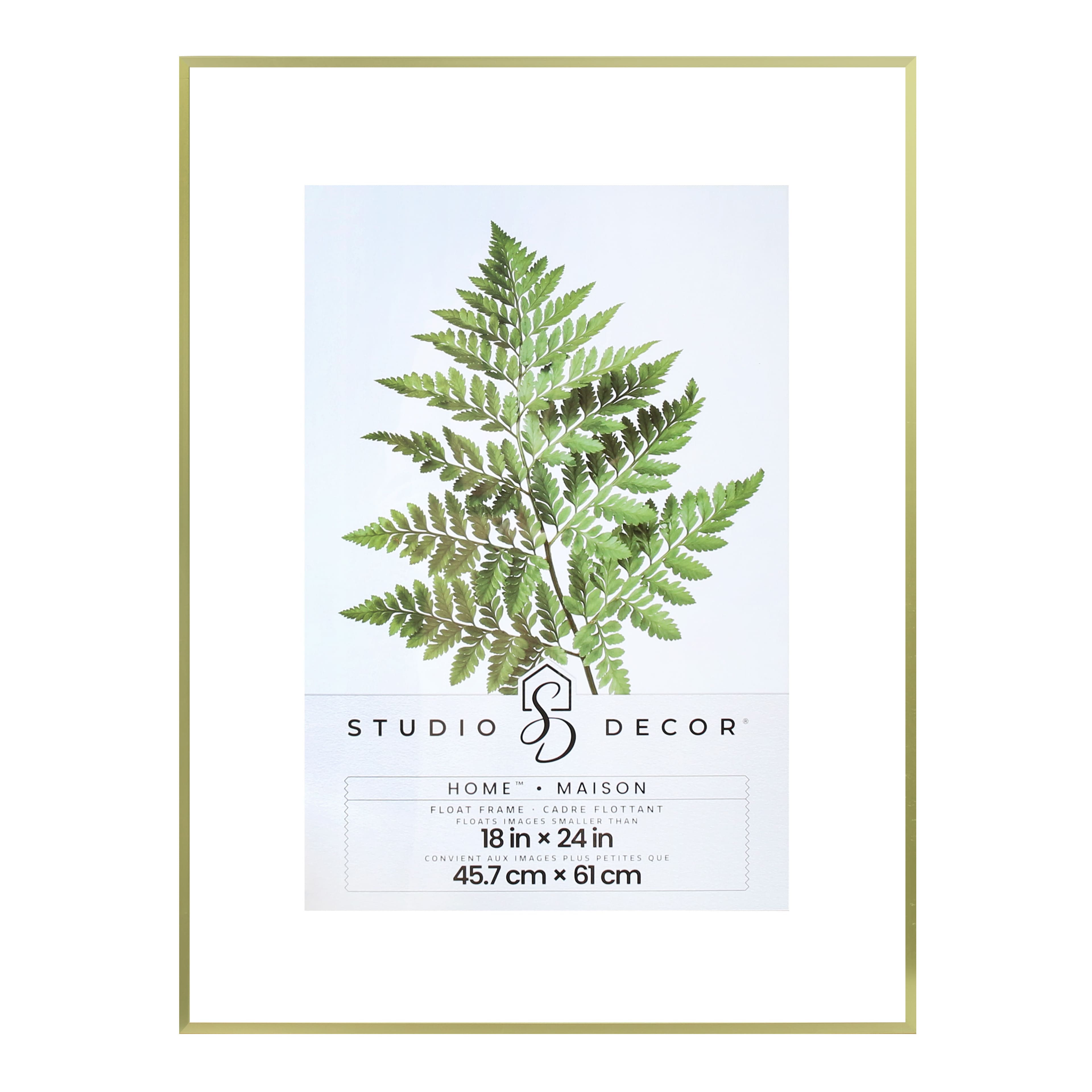 6 Pack: Home™ Gold Metal Float Frame by Studio Décor®