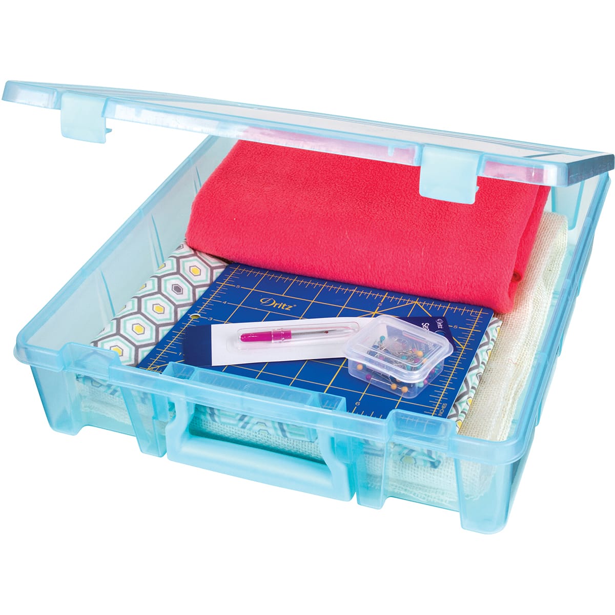 ArtBin® Super Satchel™ Aqua Mist Single Compartment Box