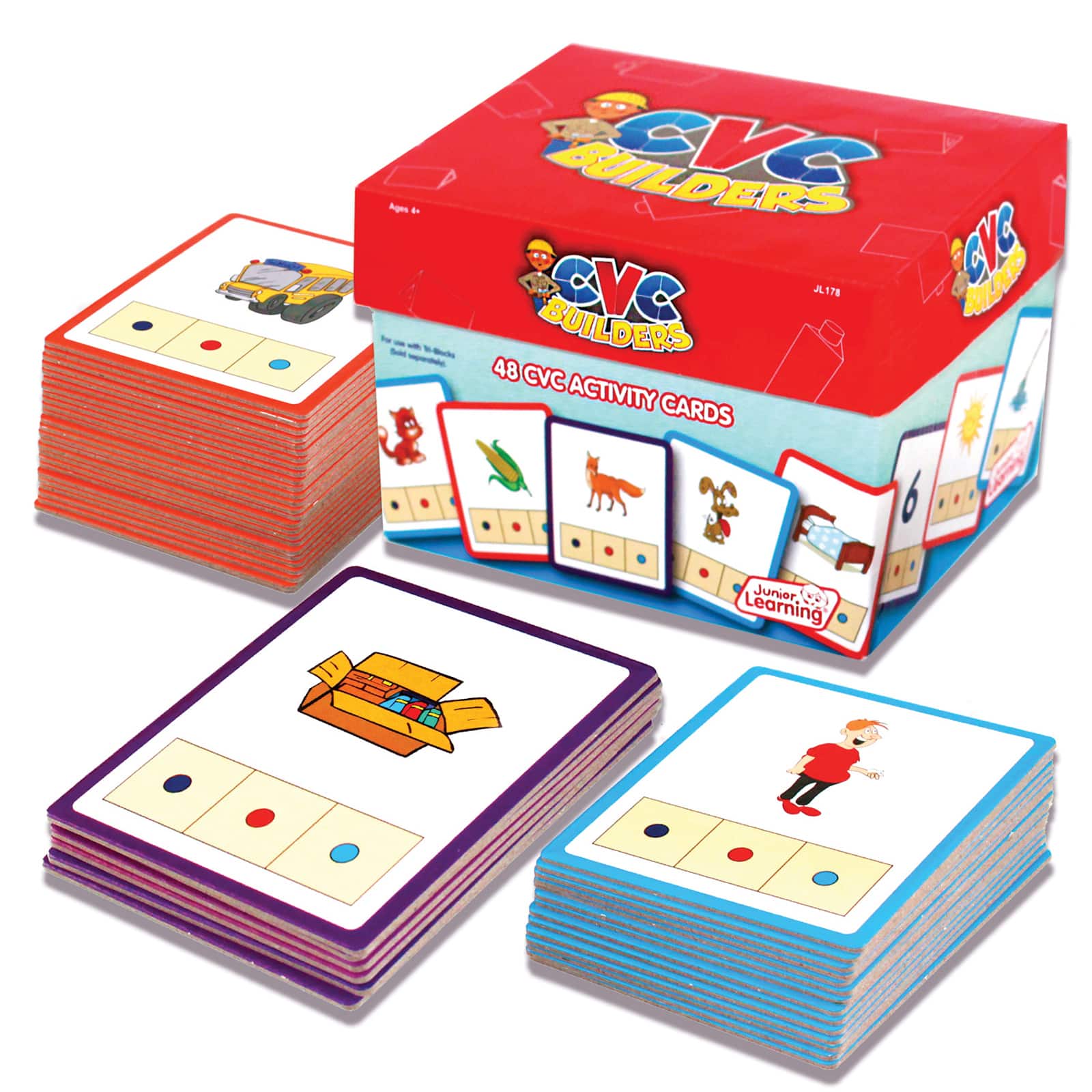 Junior Learning® CVC Builders Activity Cards