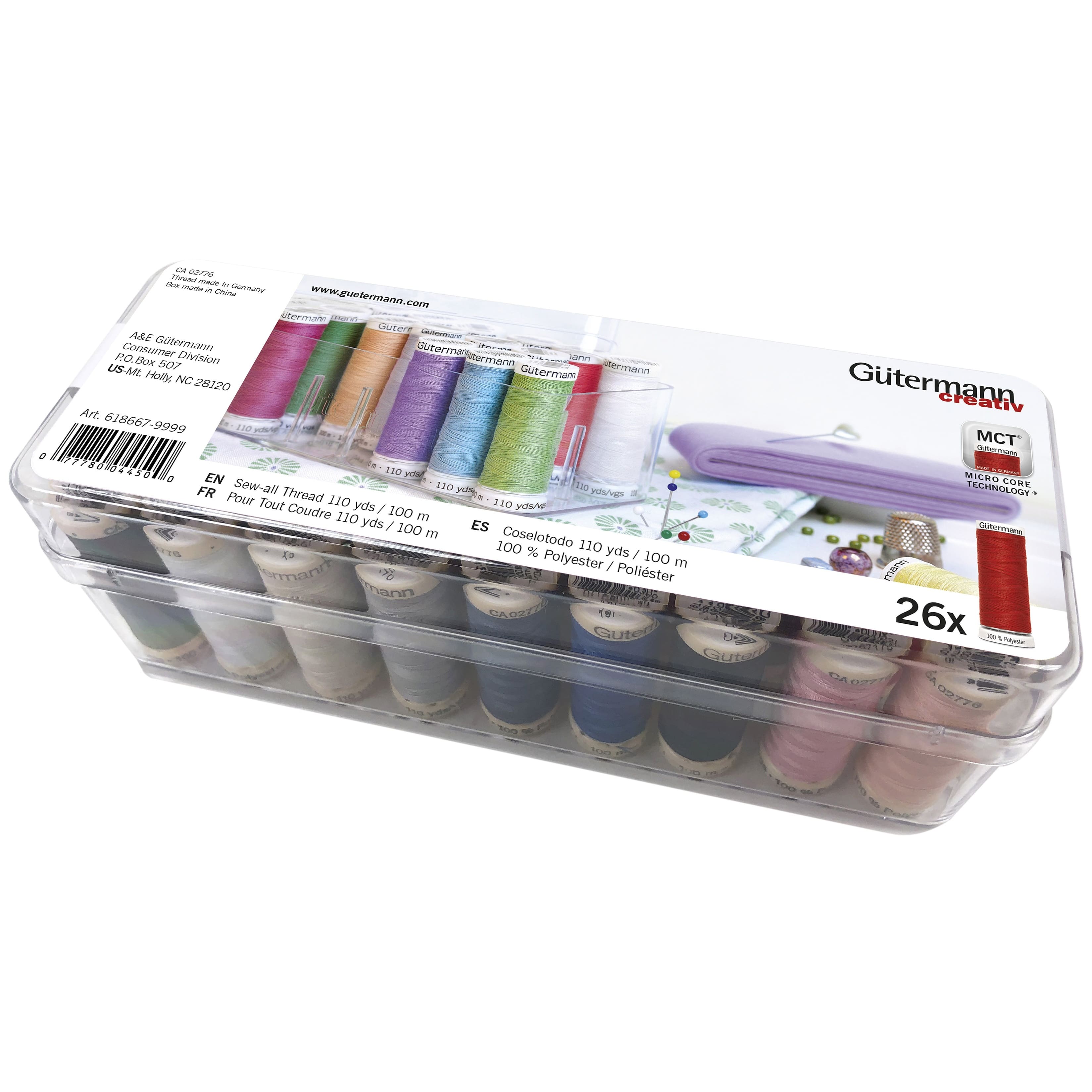 Gütermann Sew-All 26 Spool Polyester Thread Set