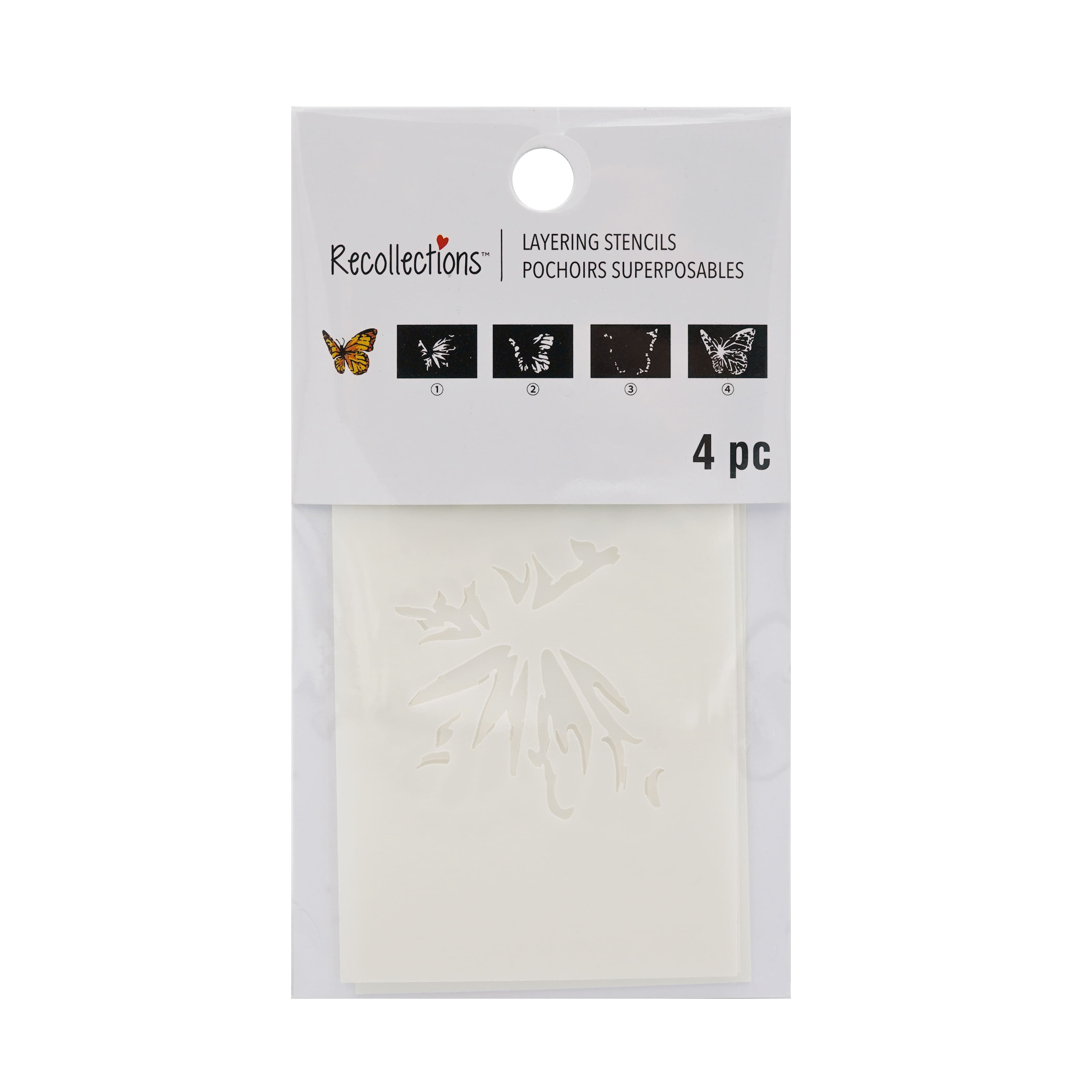 Butterfly Icon Layering Stencils by Recollections™