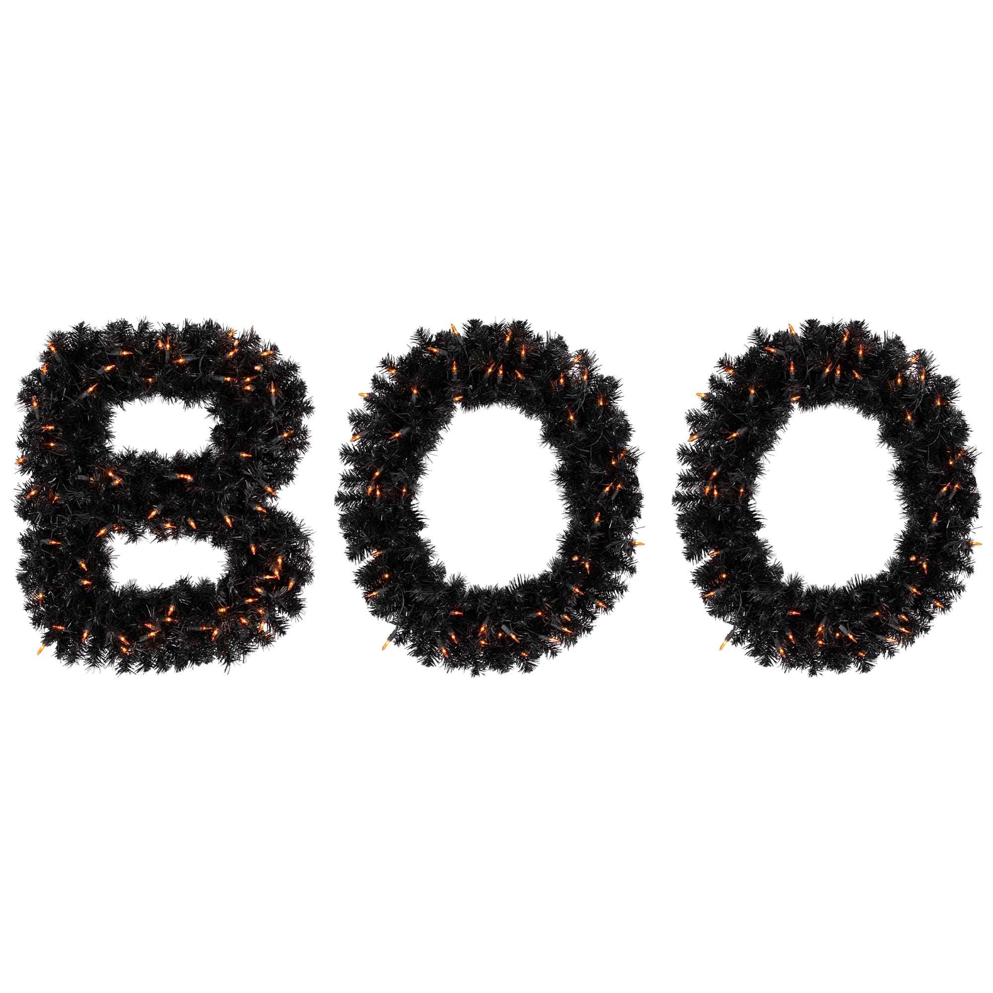18&#x22; Lit Boo Sentiment Outdoor Halloween Sign