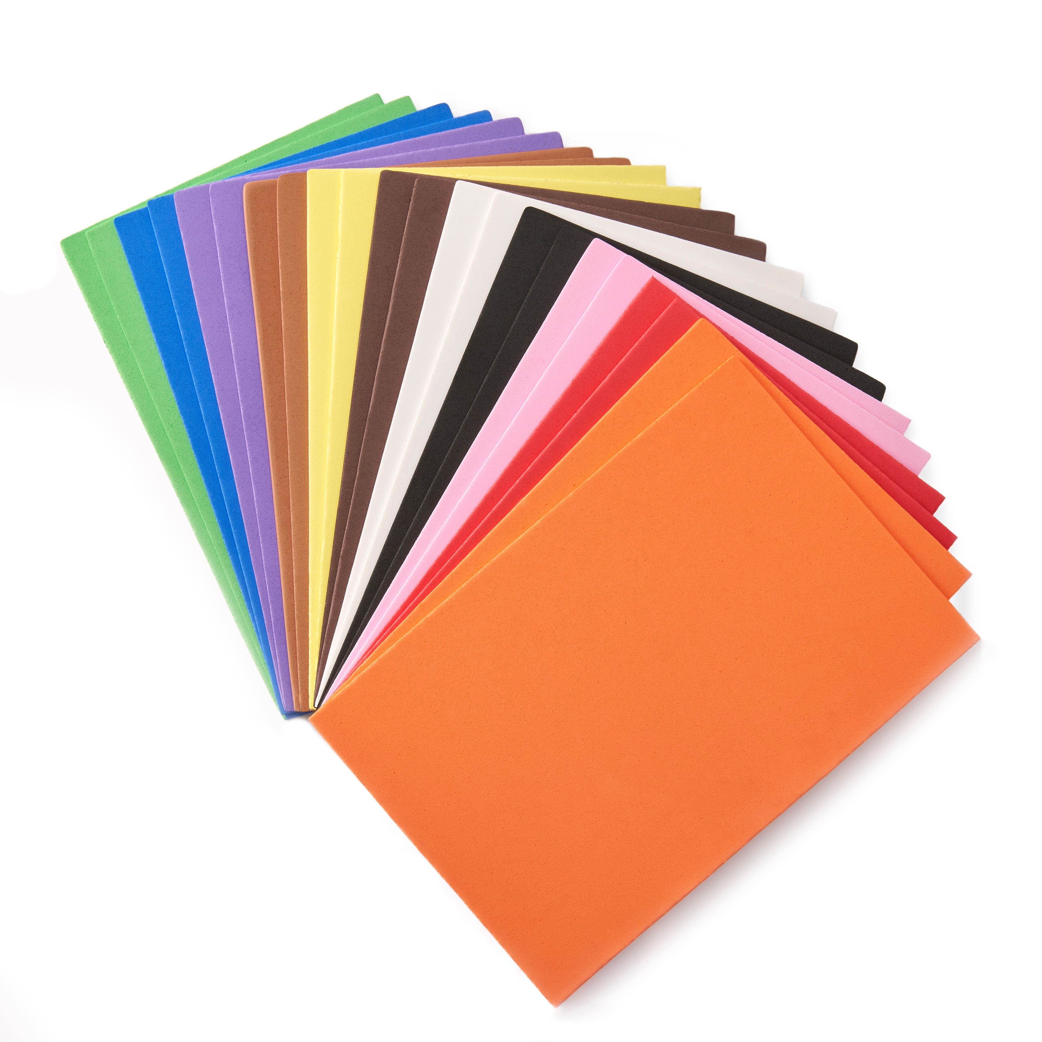 12 Packs: 65 ct. (780 total) 6&#x22; x 9&#x22; Primary Foam Sheets Value Pack by Creatology&#x2122;
