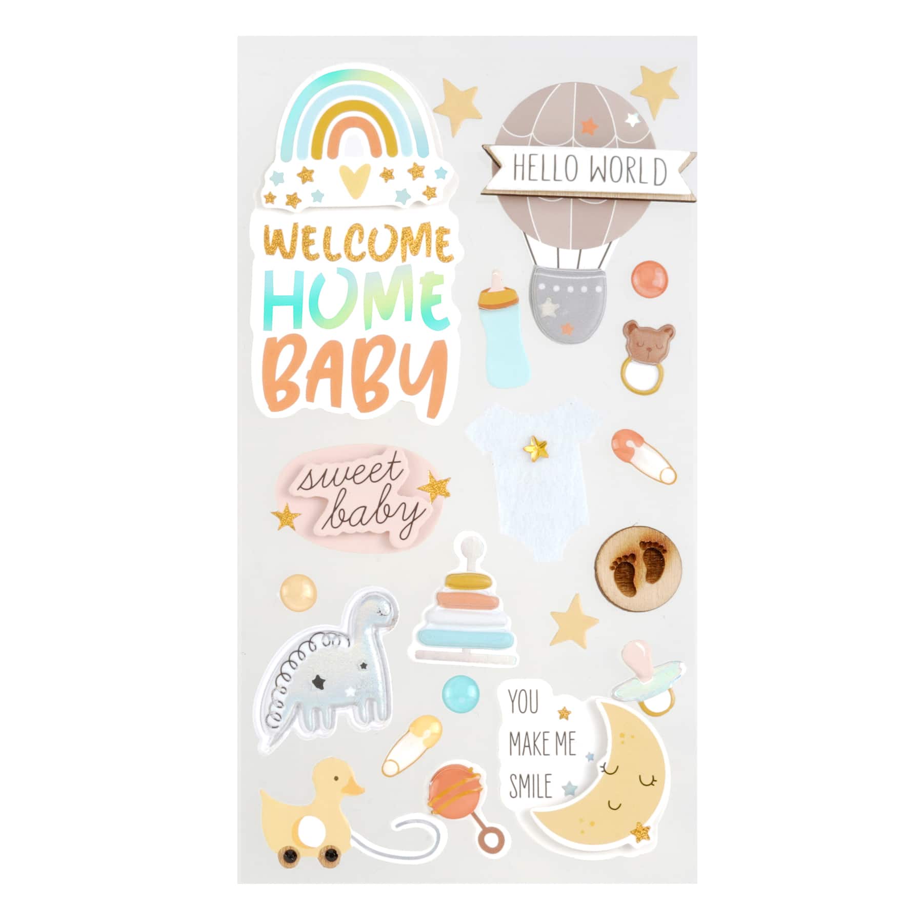 Welcome Baby Dimensional Stickers by Recollections&#x2122;