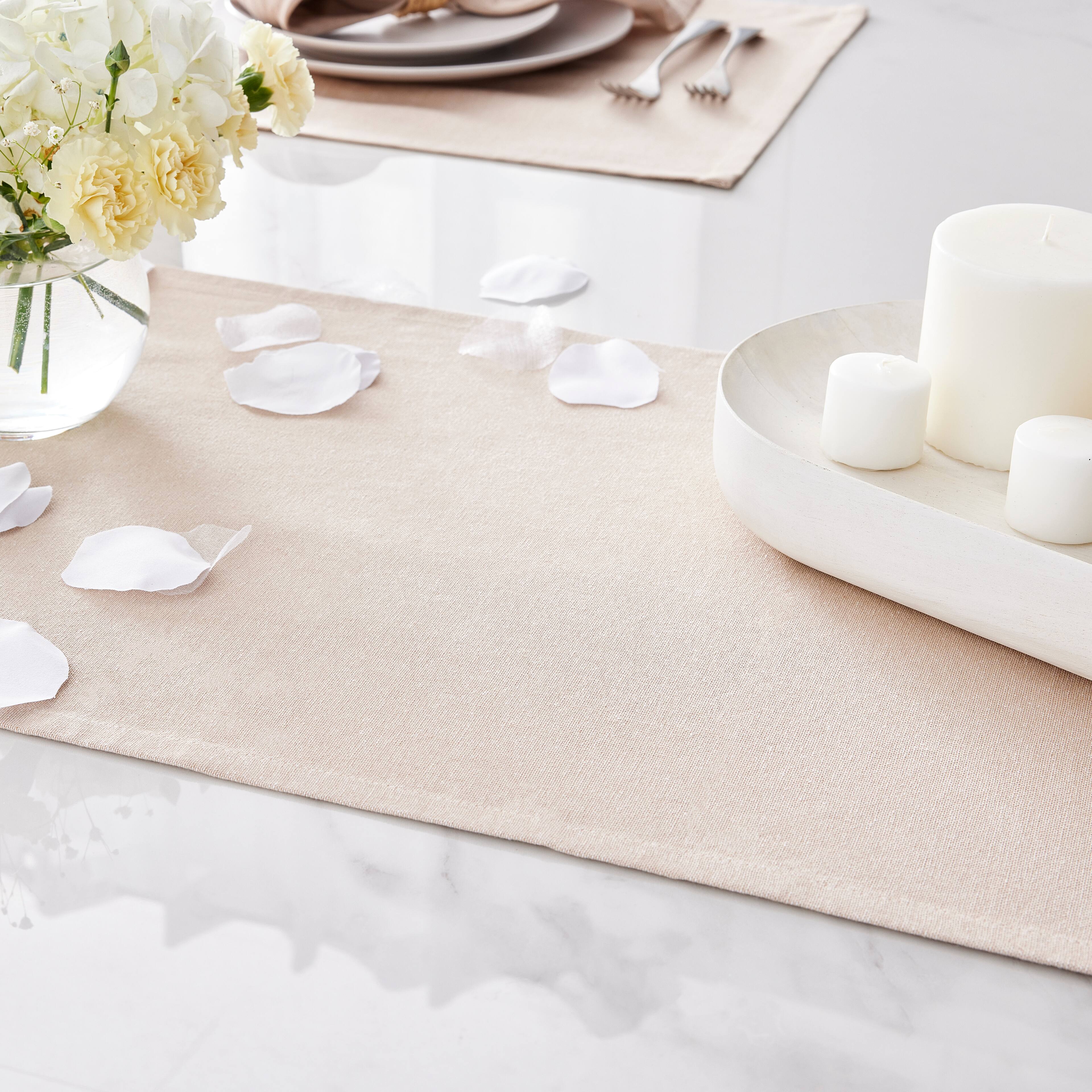 6 Pack: 72" Solid Cotton Table Runner by Celebrate It™