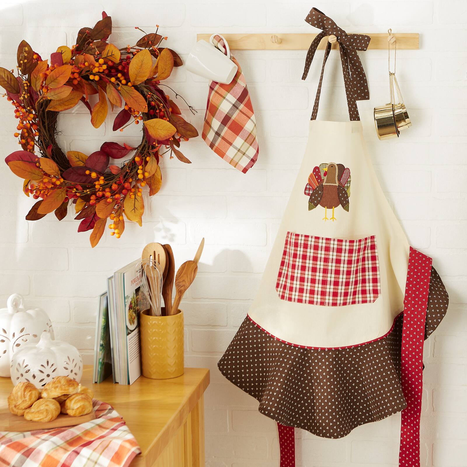 Gobble Gobble Ruffle Apron