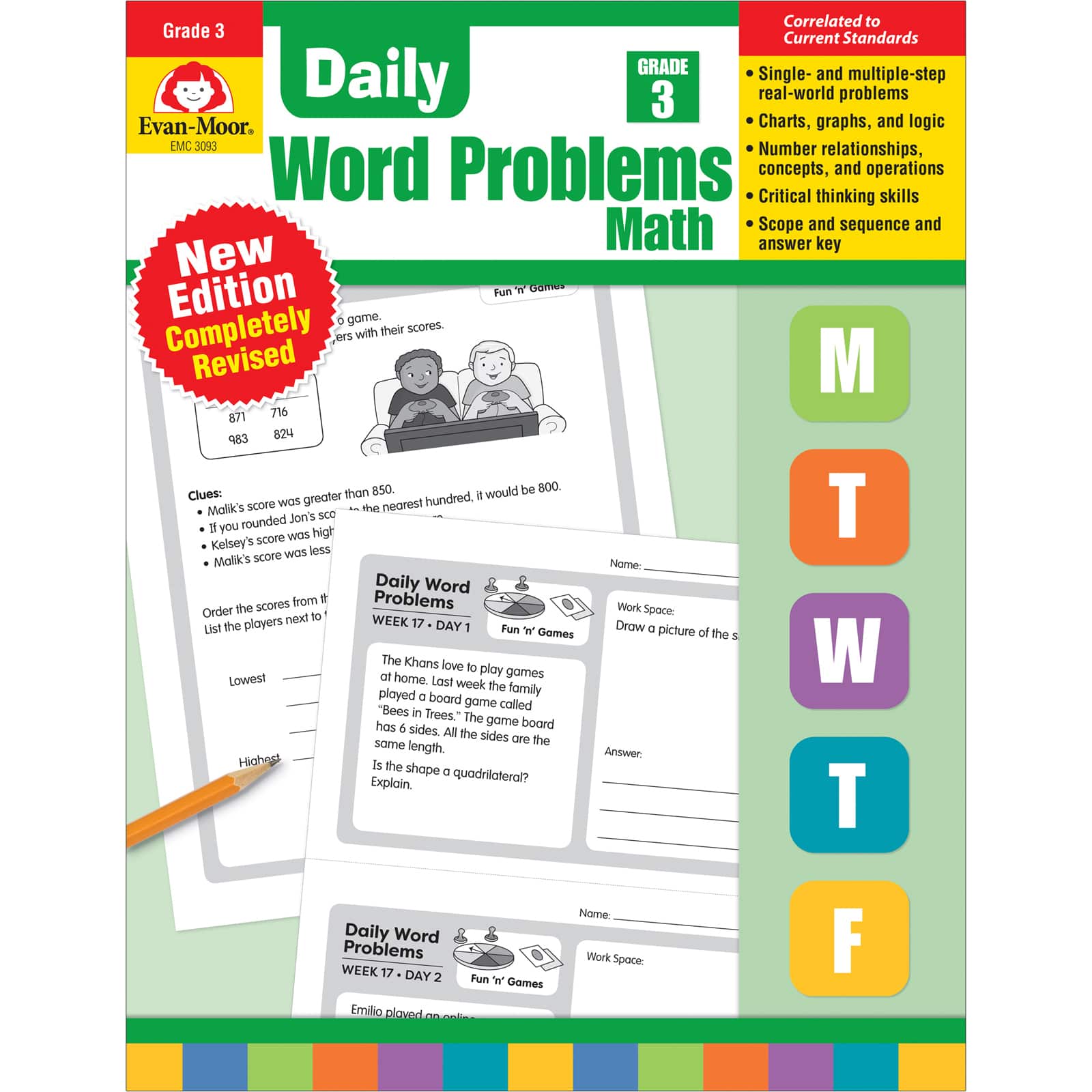 Get The Daily Word Problems Math, Grade 3 At Michaels