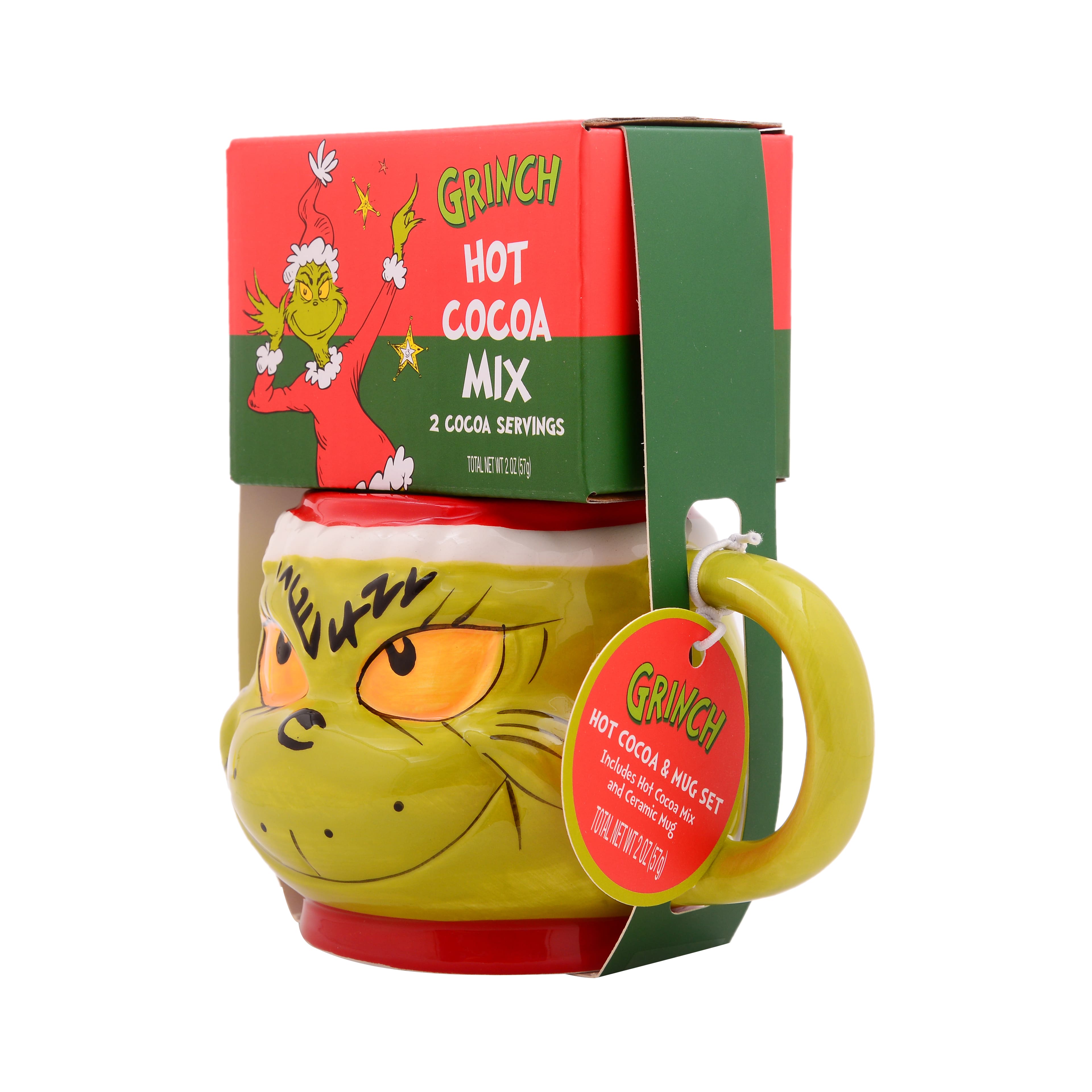 The Grinch Figural Mug &#x26; Cocoa Set