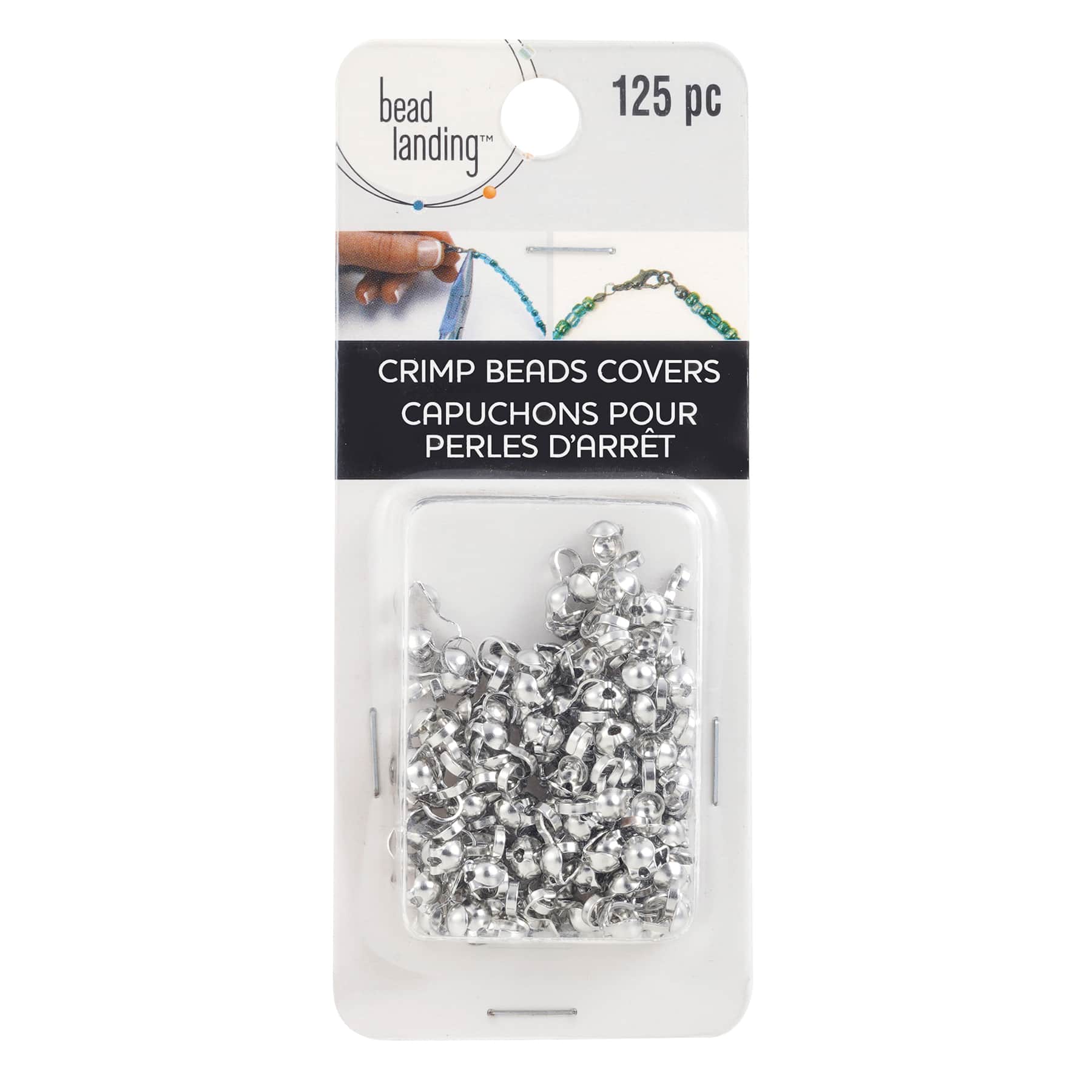 4mm Silver Crimp Covers – Bead Buddy