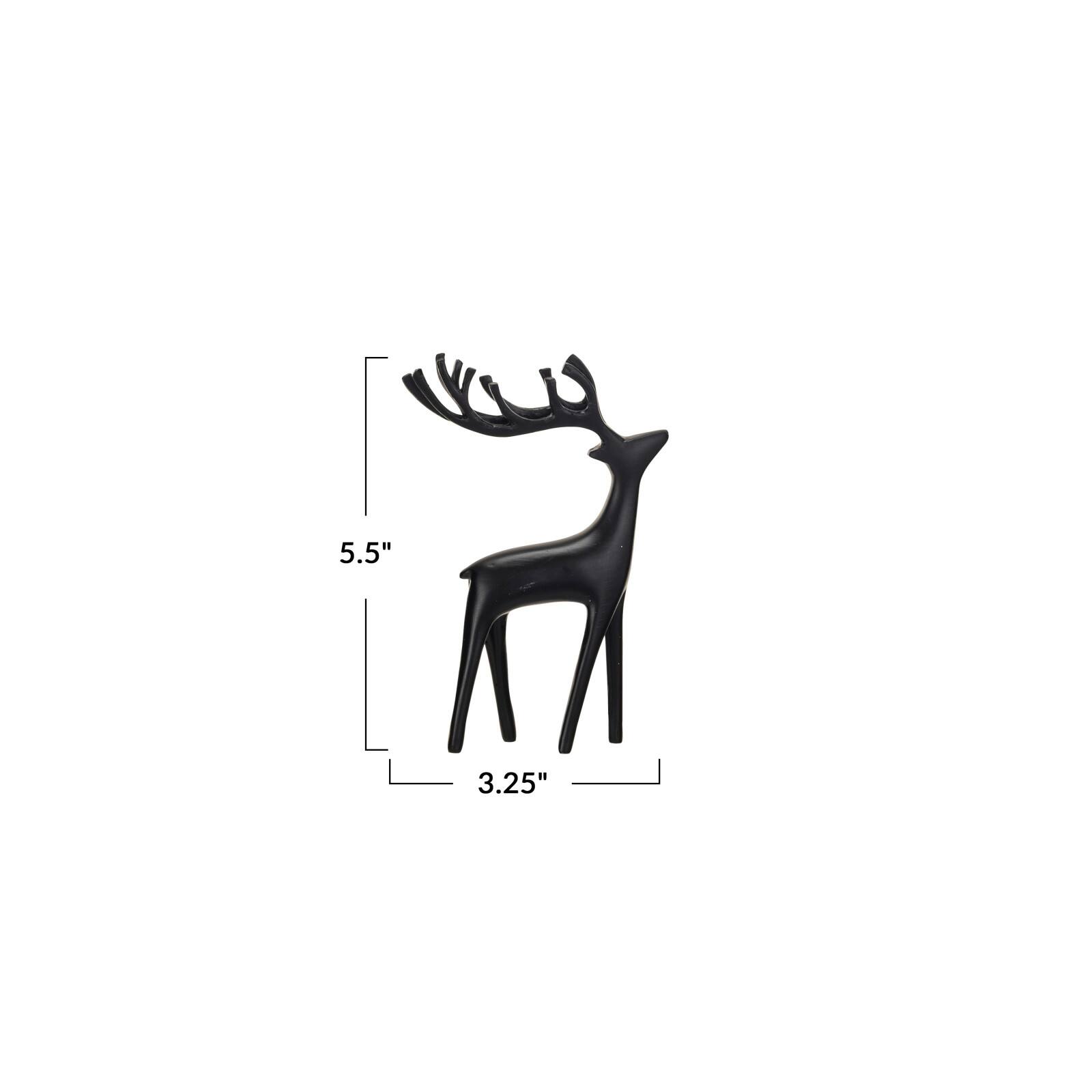 Hello Honey® 5.5" Black Decorative Standing Reindeer