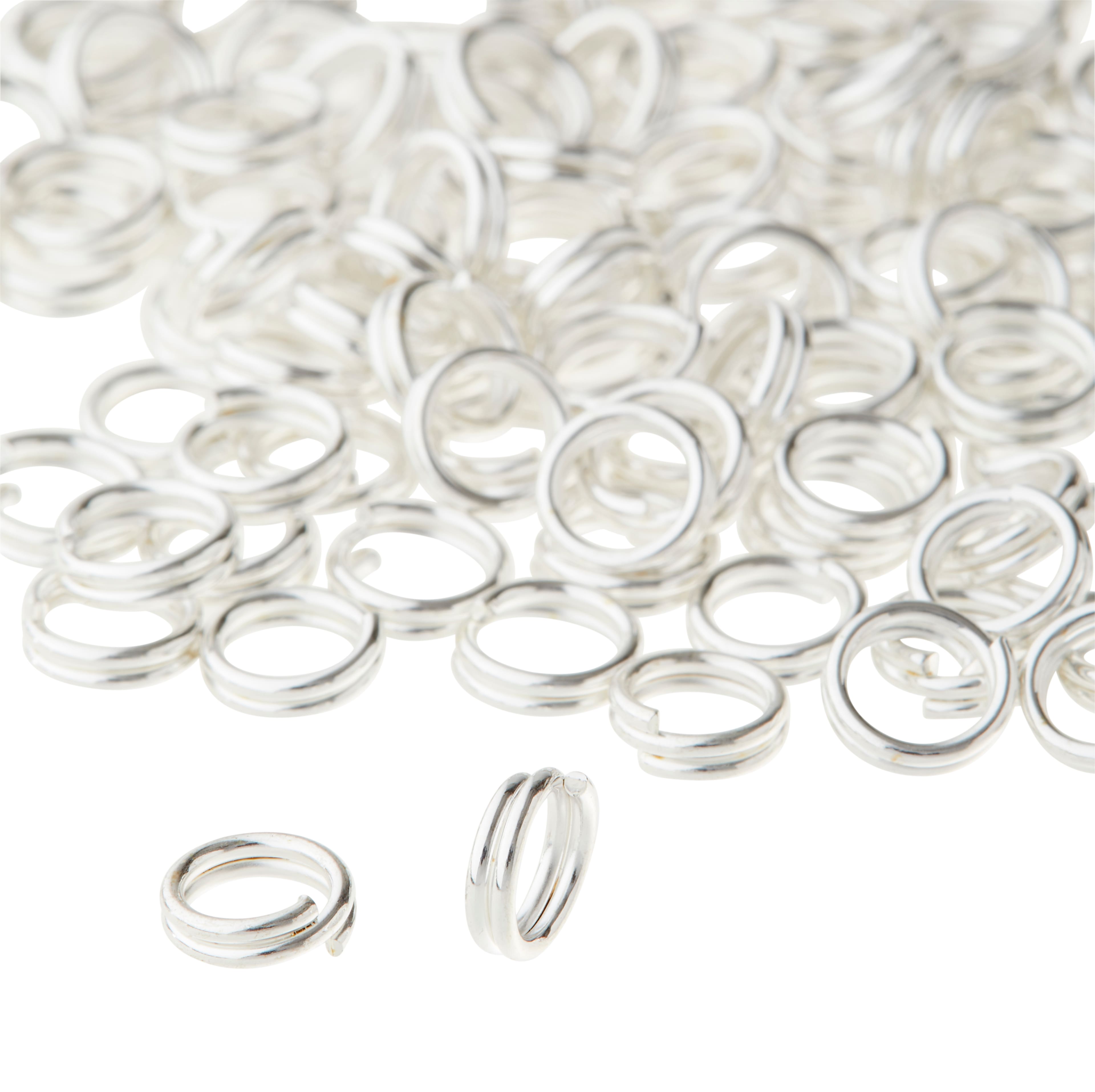 12 Pack: Split Rings, 6mm by Bead Landing™