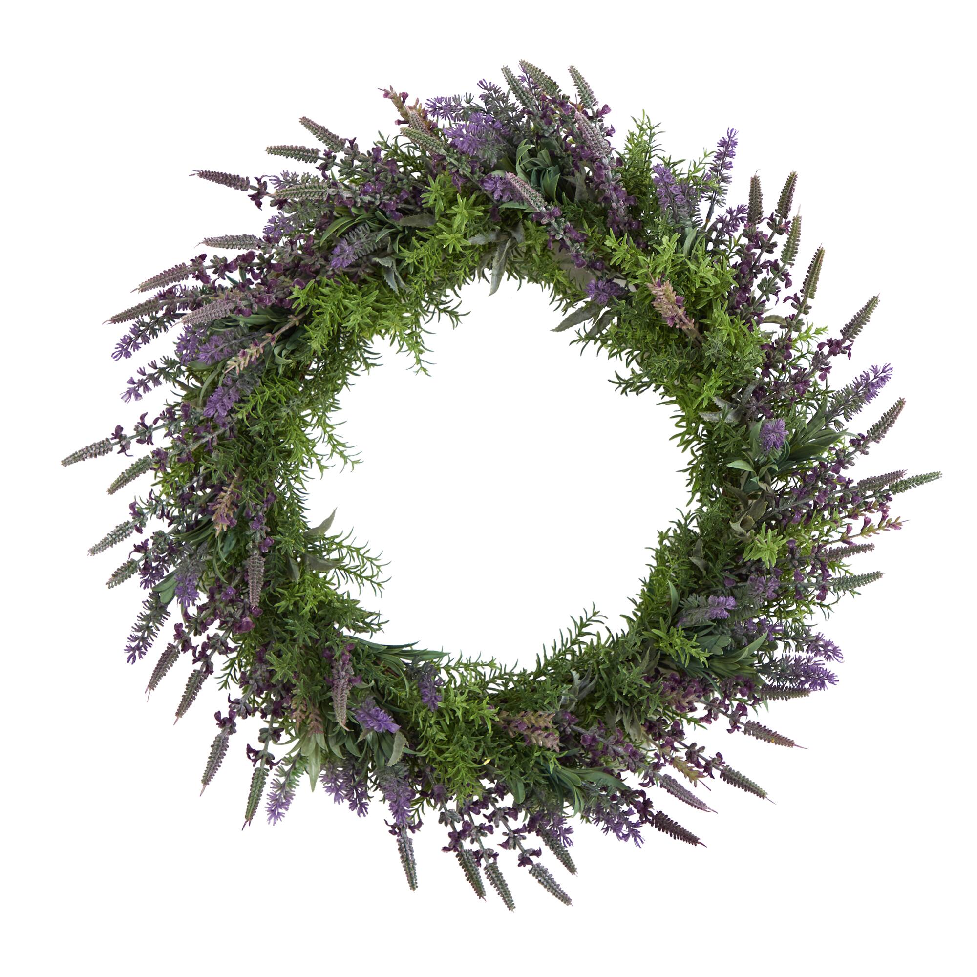 24" Lavender Wreath