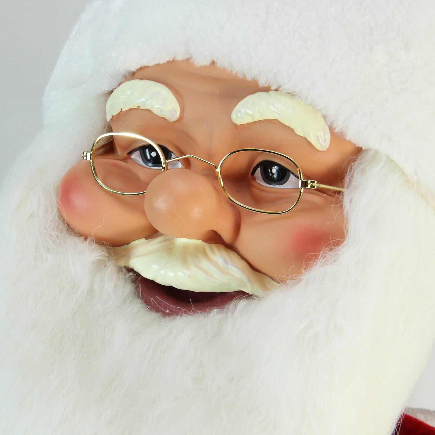 5ft. Red Musical Inflatable Santa Claus Christmas Figurine