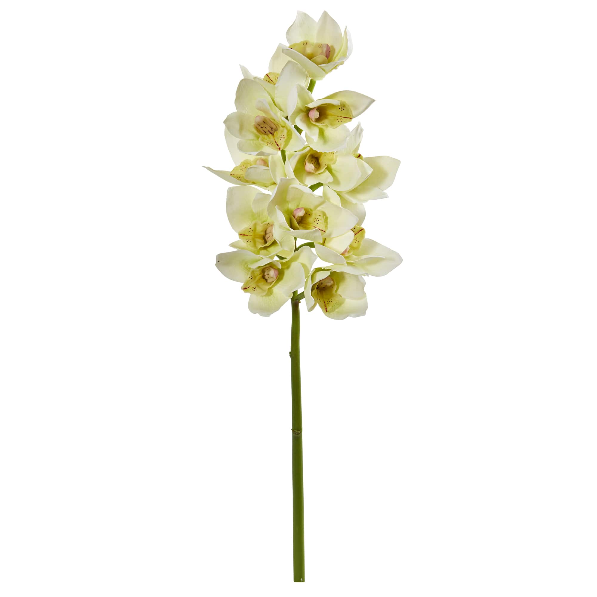 23&#x22; Cymbidium Orchid Artificial Flower (Set of 3)