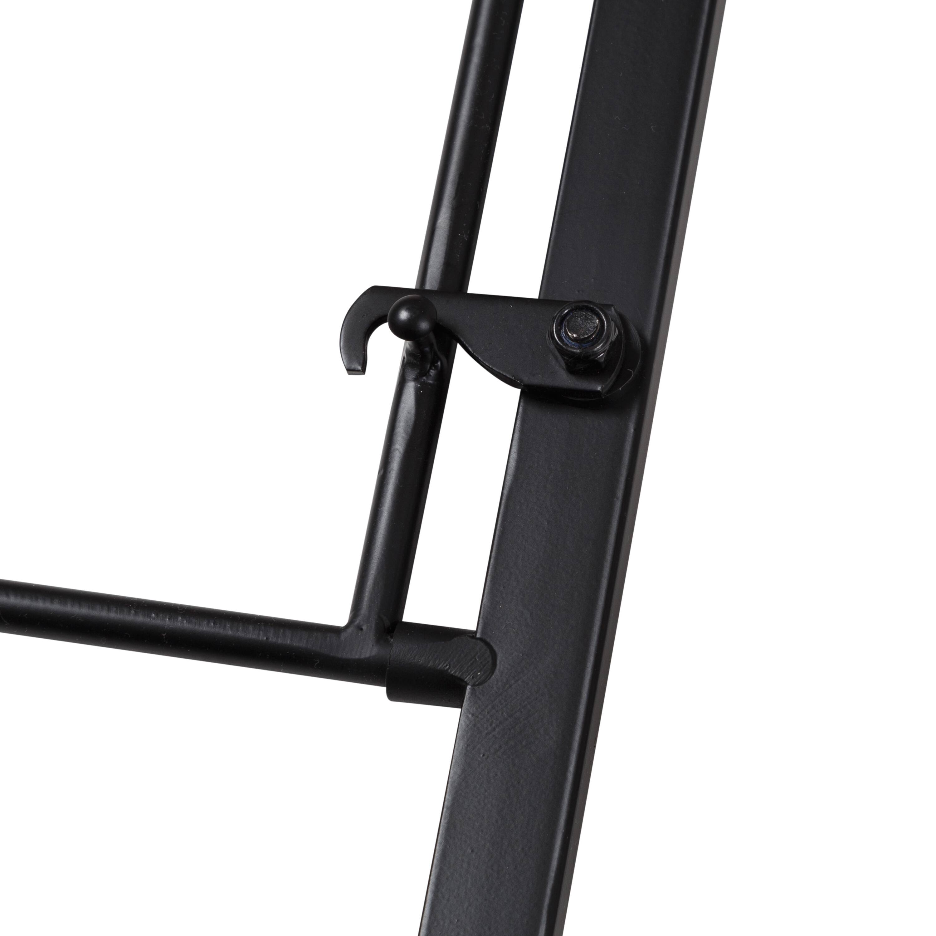 Honey Can Do Black & Maple Collapsible Wall-Mounted Hamper with Laundry Bag & Shelf