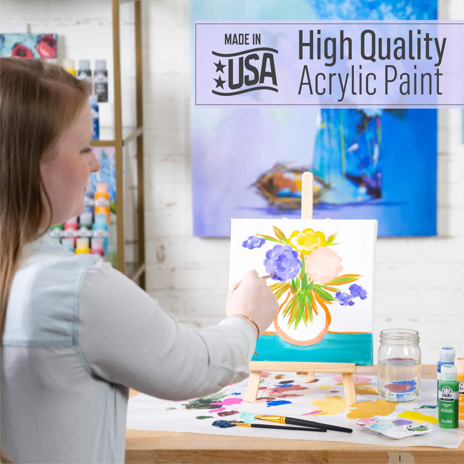 FolkArt&#xAE; Let&#x27;s Paint Live Kit