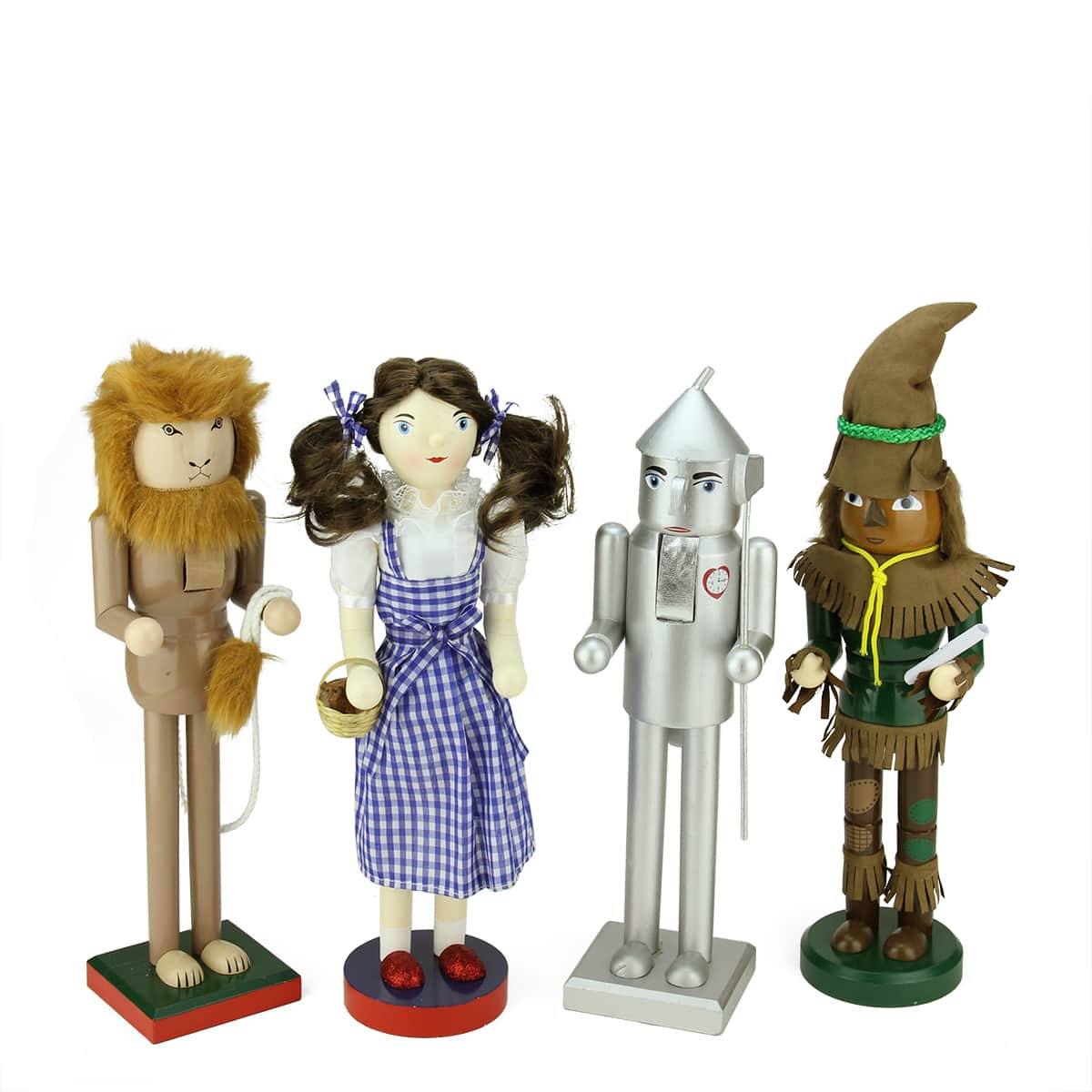 Decorative Wizard of Oz Wooden Christmas Nutcrackers Set
