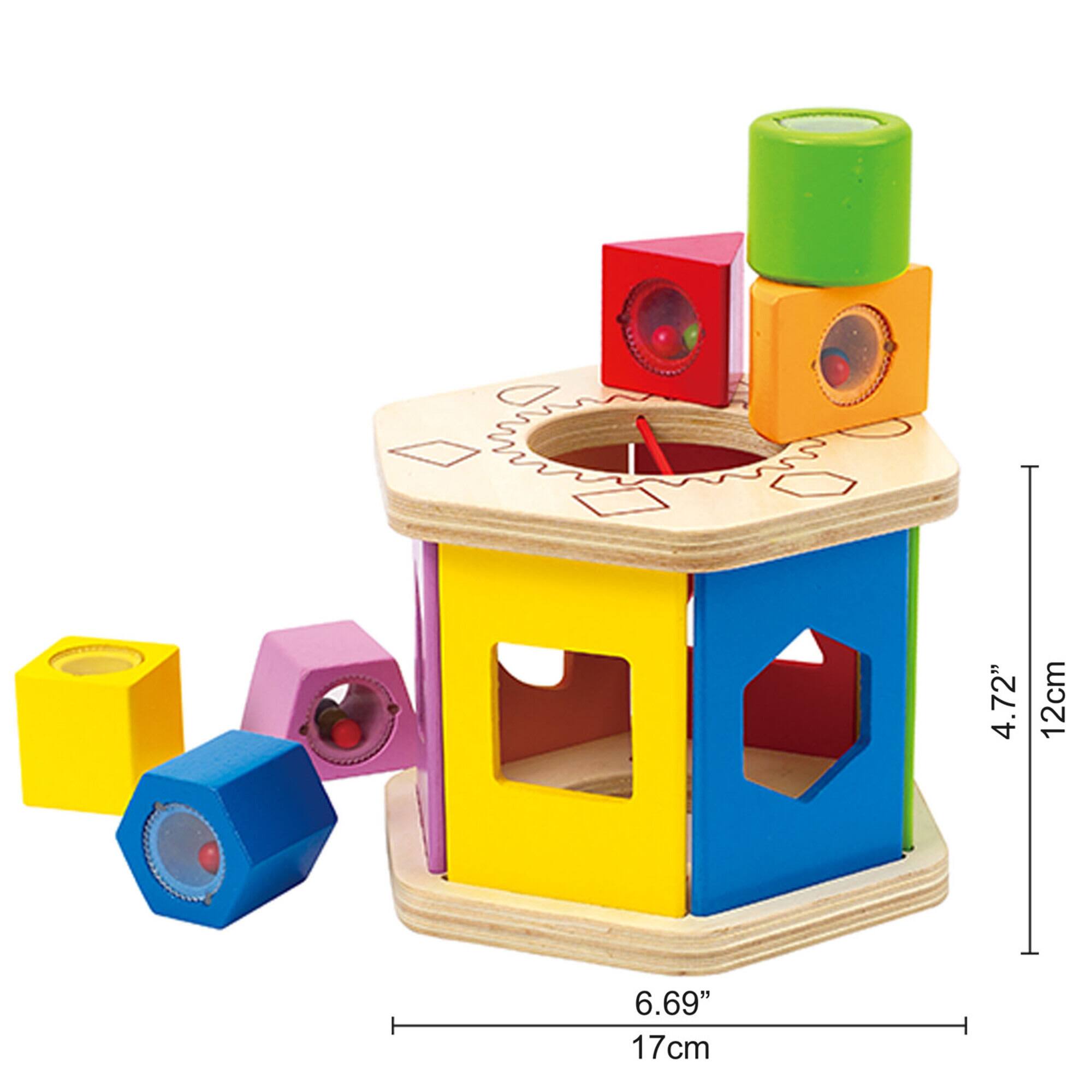 Hape Shake & Match Toddler Wooden Shape Sorter