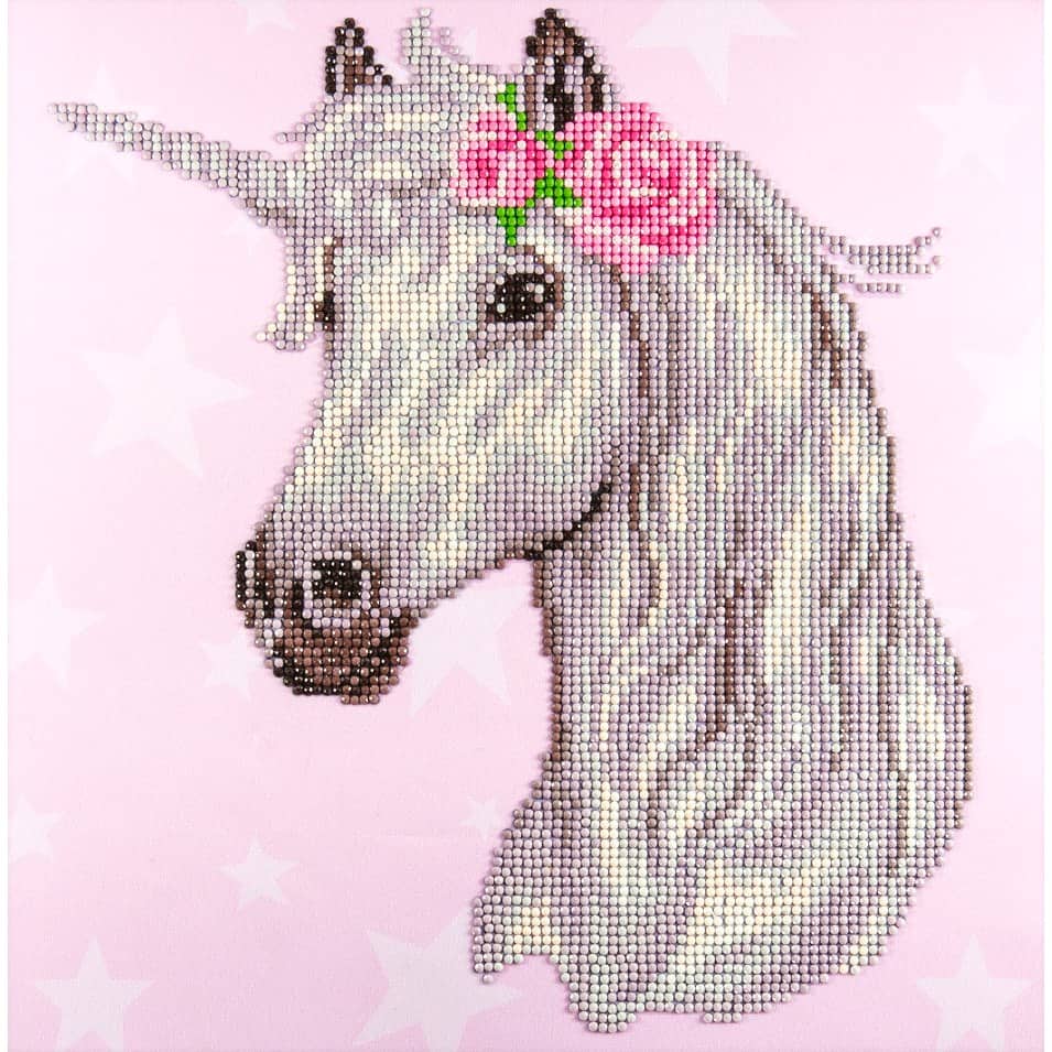 Diamond Art Intermediate Unicorn Kit