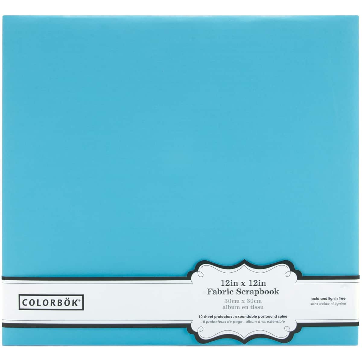 Colorbok® Post Bound Fabric Scrapbook Album, 12" x 12"